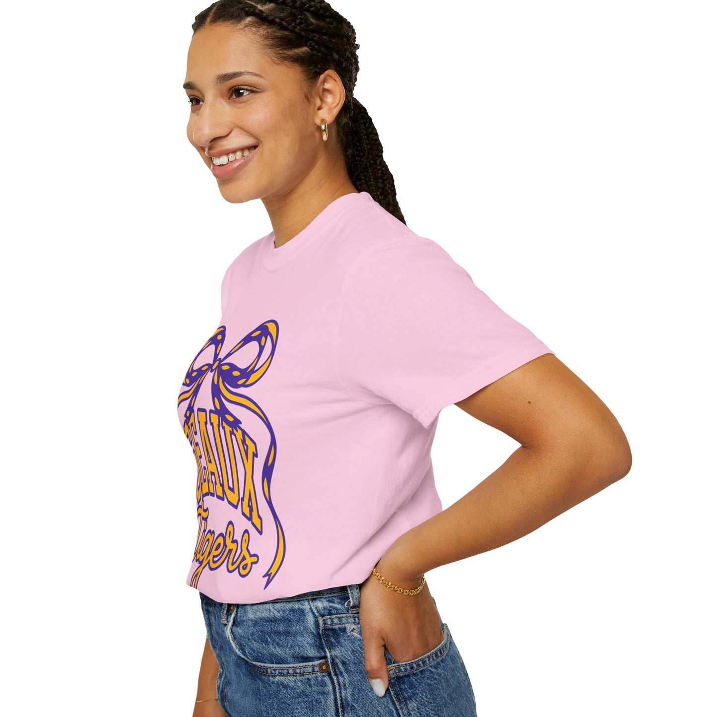 Géaux Tigers Garment-Dyed T-Shirt, Unisex Tee, LSU Spirit Wear, College Apparel, Game Day Outfit, Casual Style