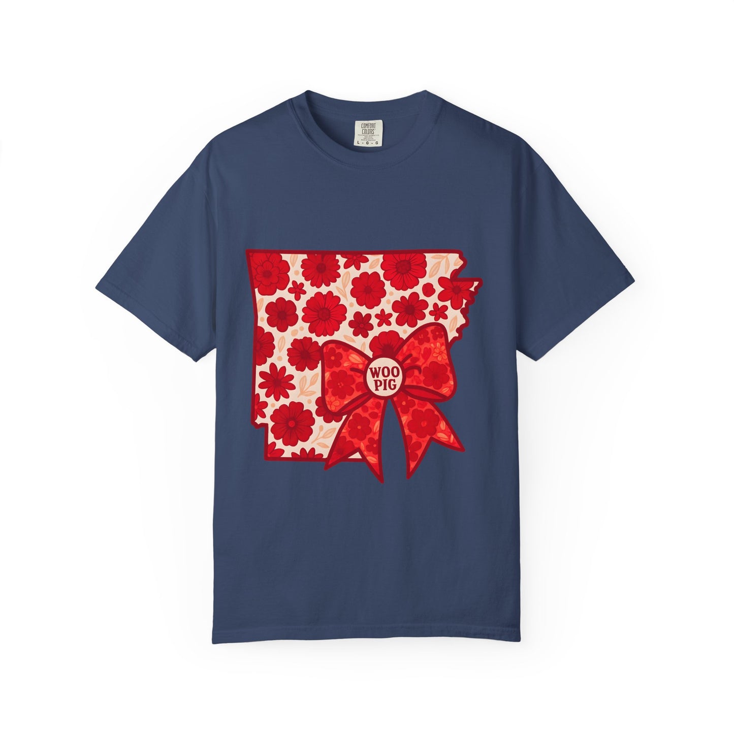 Arkansas Floral T-shirt - Women's & Men's Gift, Summer Tee, State Pride Shirt, Comfort Colors