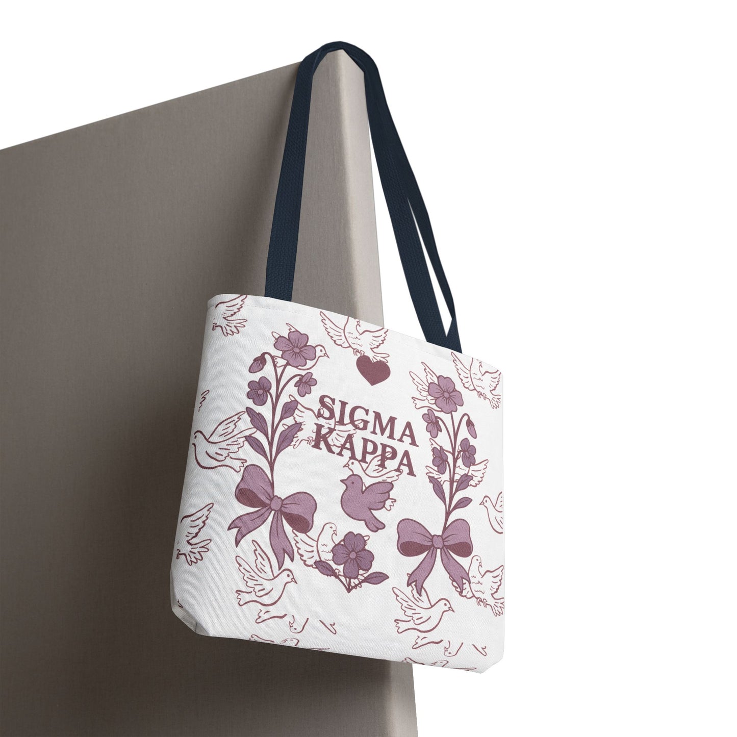 Sigma Kappa Floral Tote Bag | Sorority Gift, Eco-Friendly Carry-All, College Accessory, Stylish Shopping Bag, Chic Beach Tote