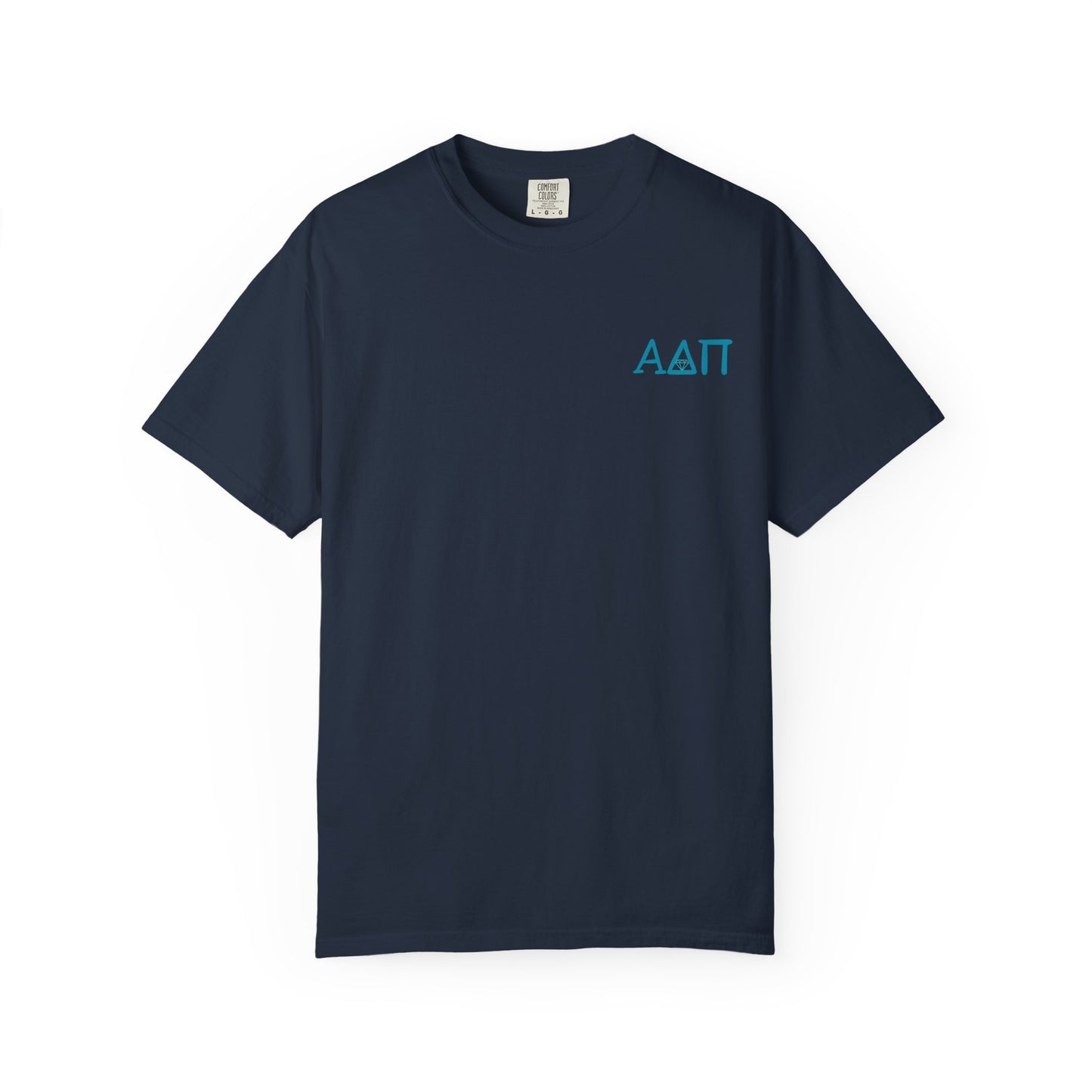 Alpha Delta Pi T-Shirt, Sorority Shirt, College Apparel, Greek Life Gift, Unisex Garment-Dyed Tee
