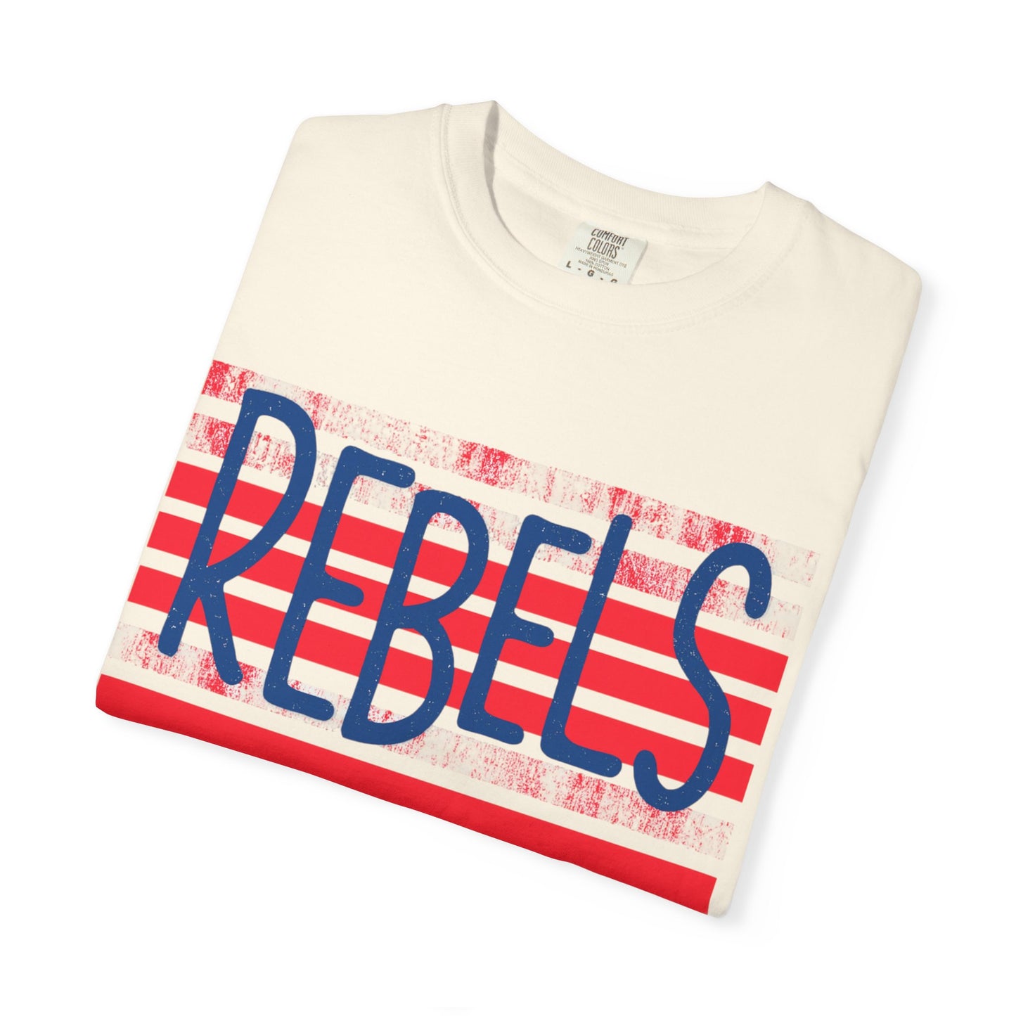 Rebels T-Shirt, Vintage Style Tee, Unisex Graphic Shirt, Summer Fashion, Independence Day Apparel, Football Game Day, Hotty Toddy