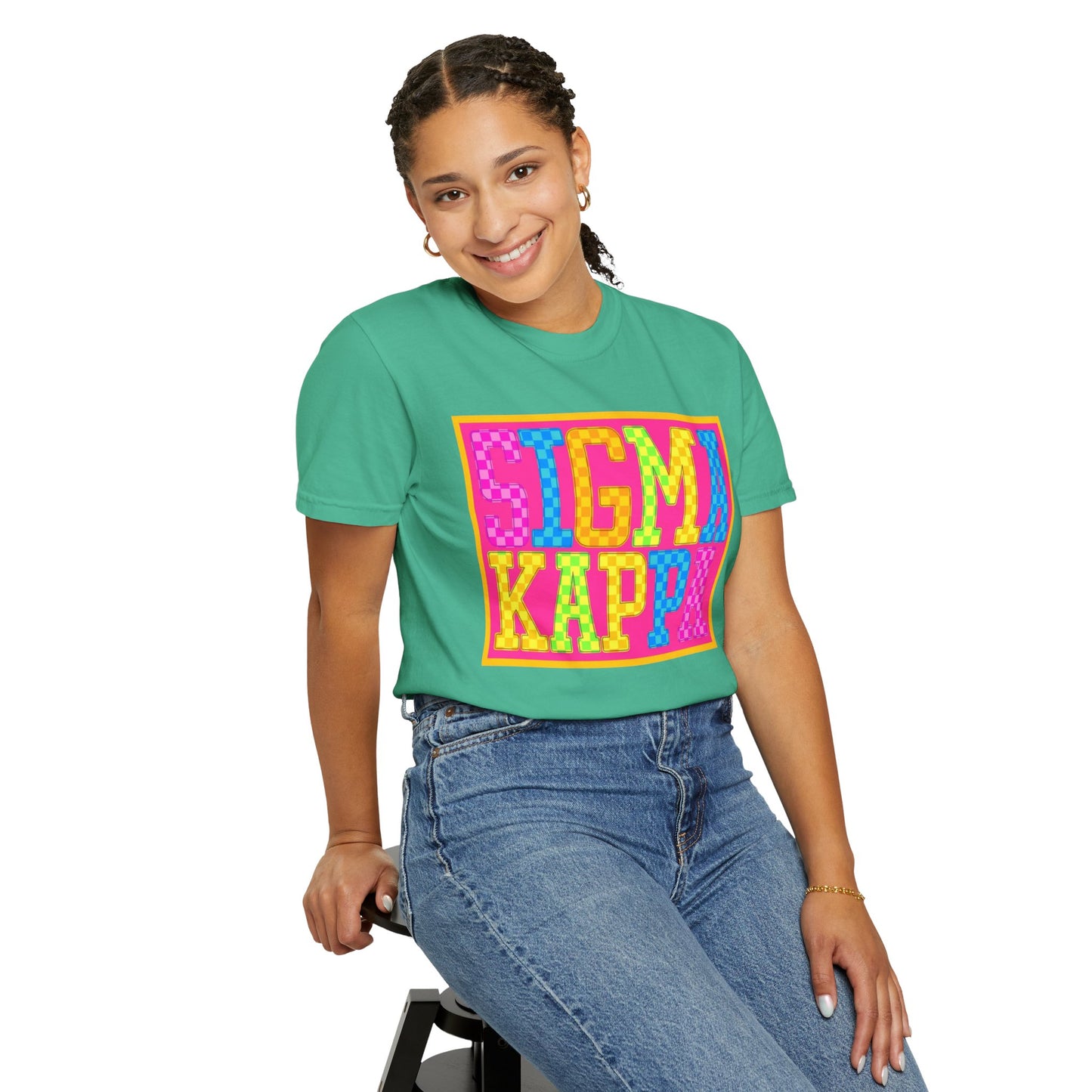 Colorful Sigma Kappa T-Shirt | Sorority Apparel