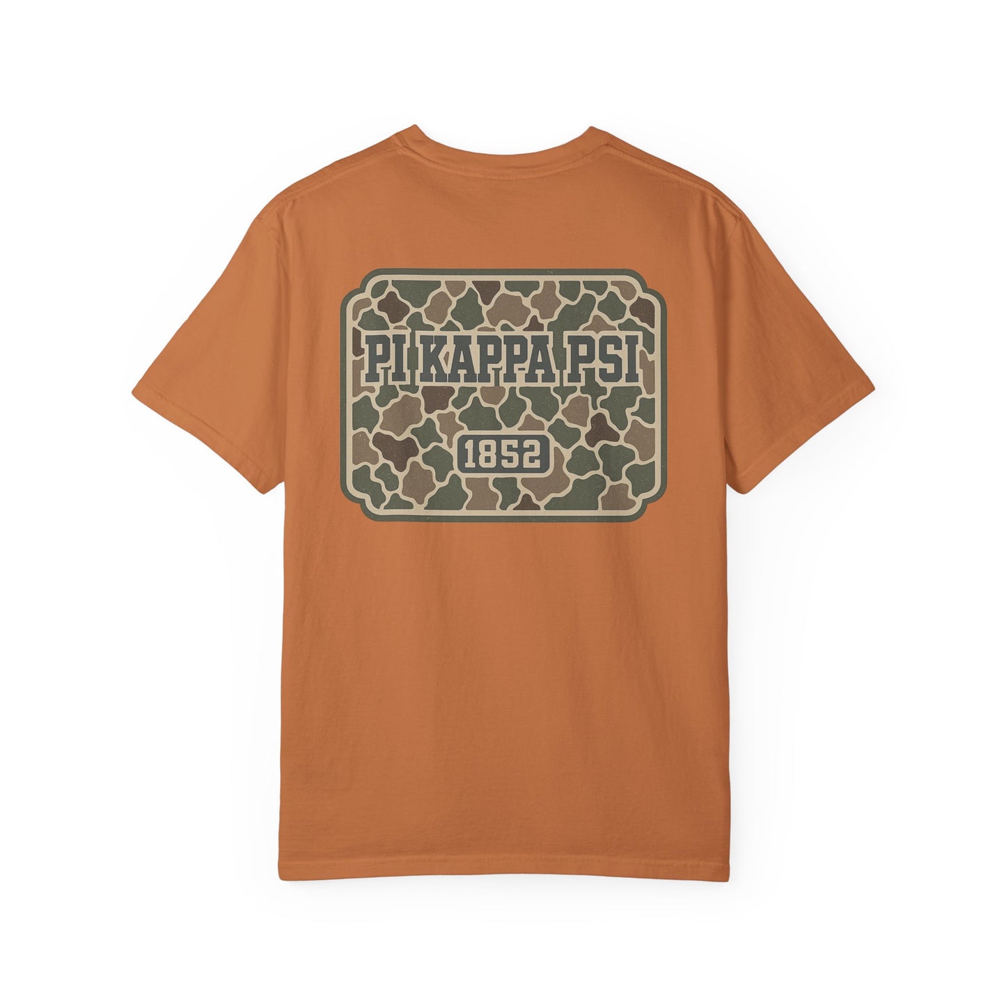Unisex Garment-Dyed T-shirt with PiKappaPsi Design, Casual Tee, College Apparel, Greek Life Shirt, Unique Gift, Brotherhood T-shirt