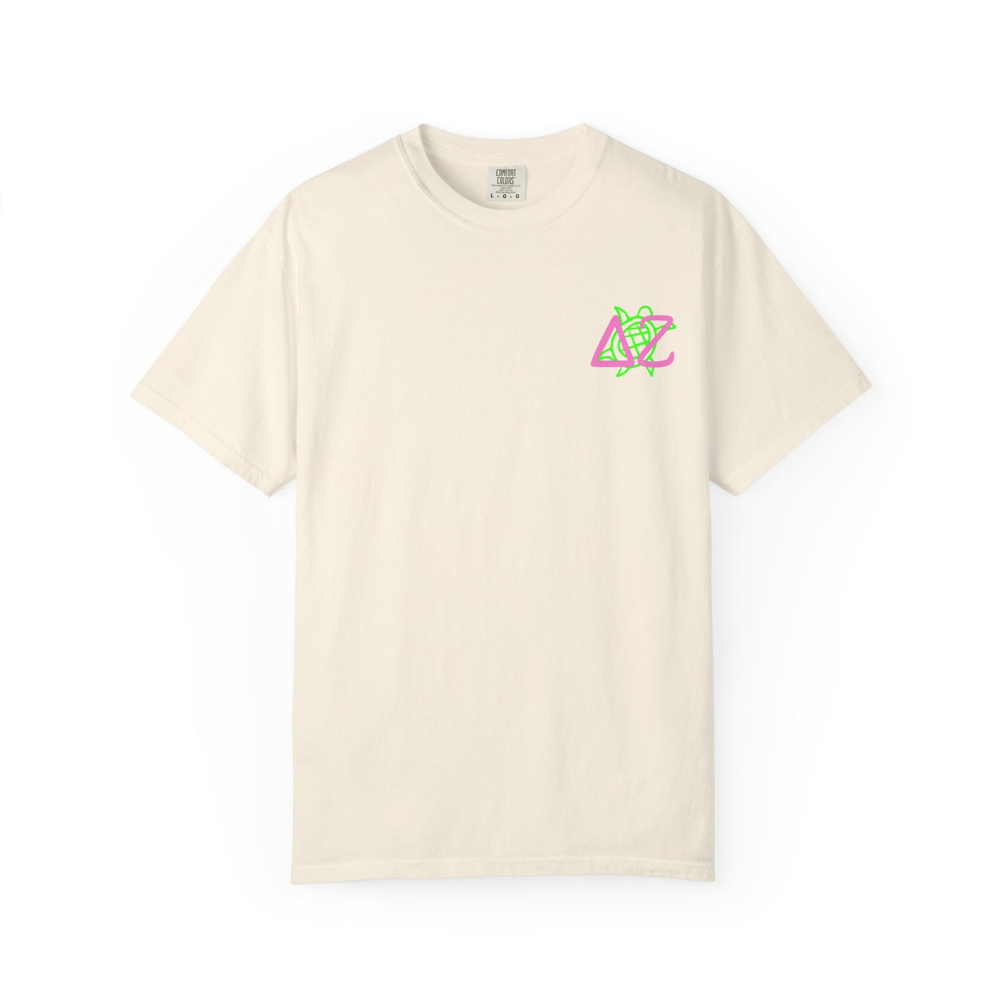 Delta Zeta Unisex T-Shirt, Sorority Shirt, Garment-Dyed Tee, Cute College Top, Sisterhood Apparel, Gift for Sorority Sisters