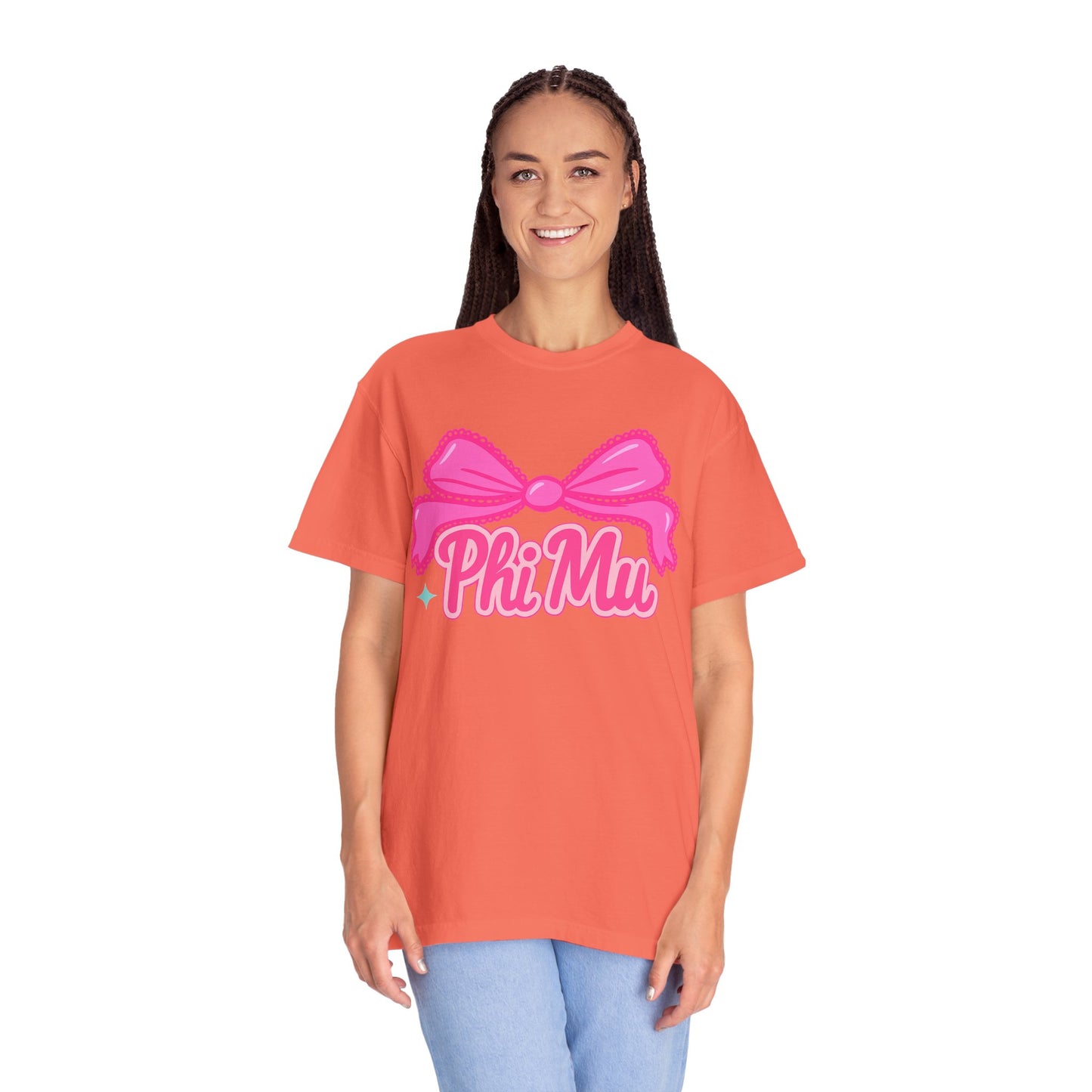 PhiMu Bow Pink Sorority T-Shirt