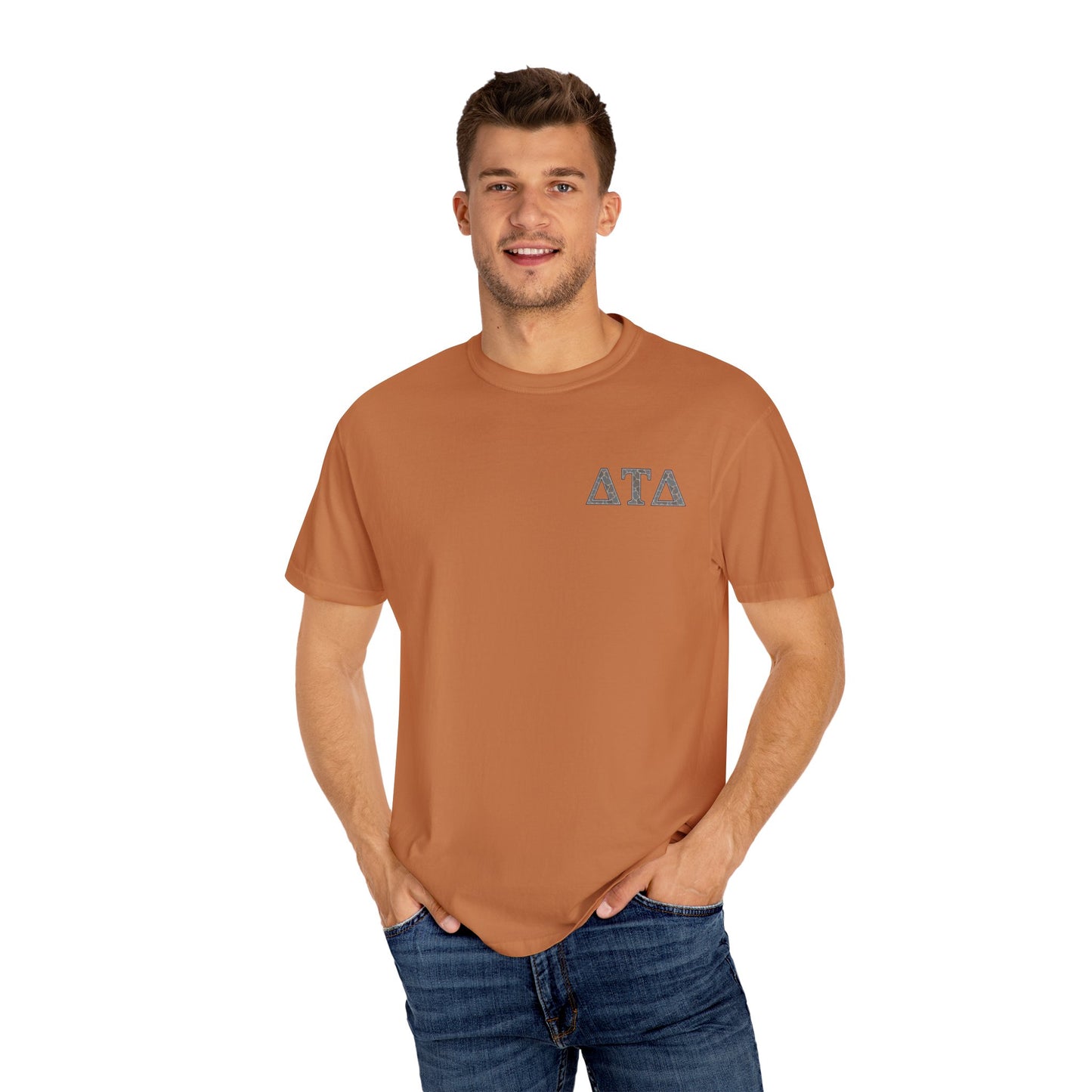 DTD Unisex Garment-Dyed T-shirt | Casual Wear, Sorority Apparel, College Life, Gift for Sorority Sisters, Greek Life Clothing