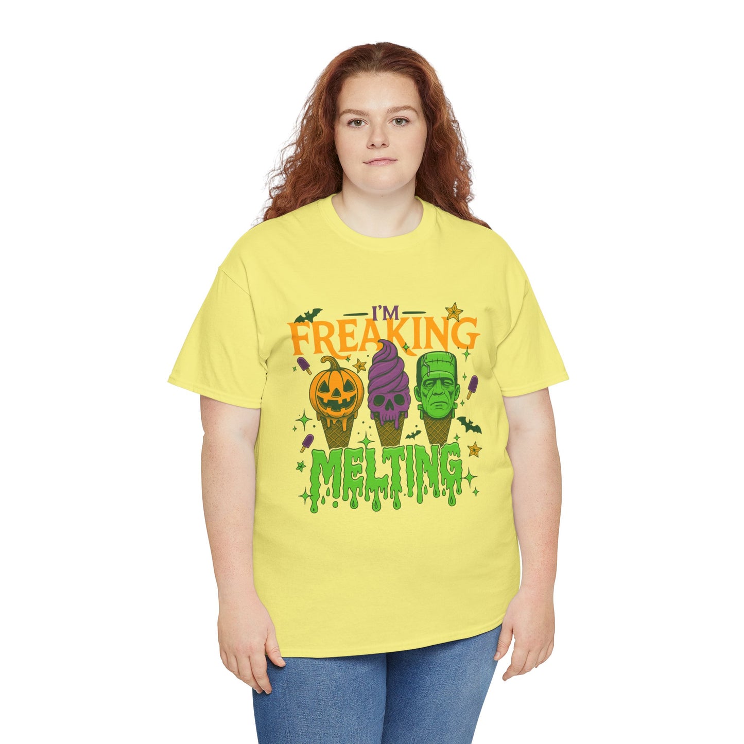 Halloween Unisex Heavy Cotton Tee, Fun Fall Shirt, Halloween Costume Top, Spooky Party Tee, Trick or Treat Apparel