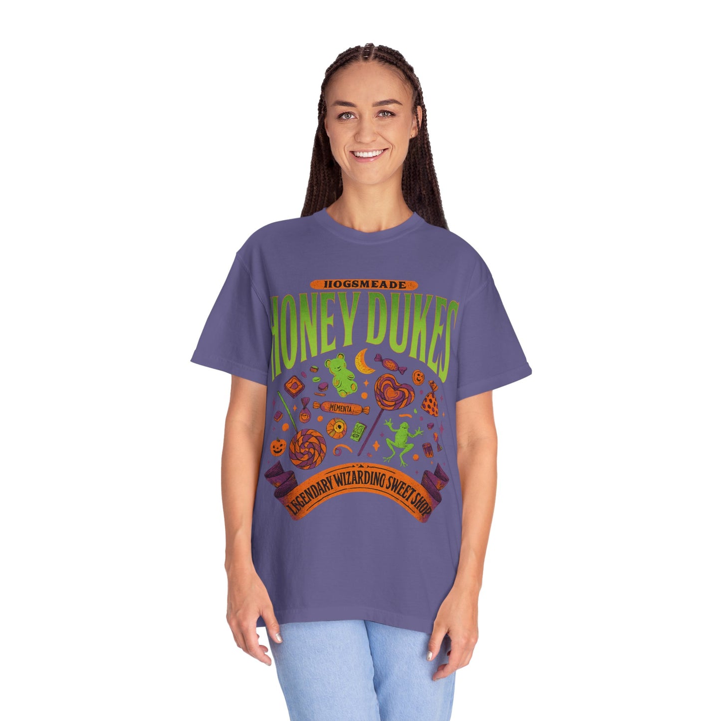 Honey Dukes Wizarding T-Shirt | Unisex Garment-Dyed Tee, Perfect for Fans, Gifts, Celebrations, Cosplay, and Everyday Wear