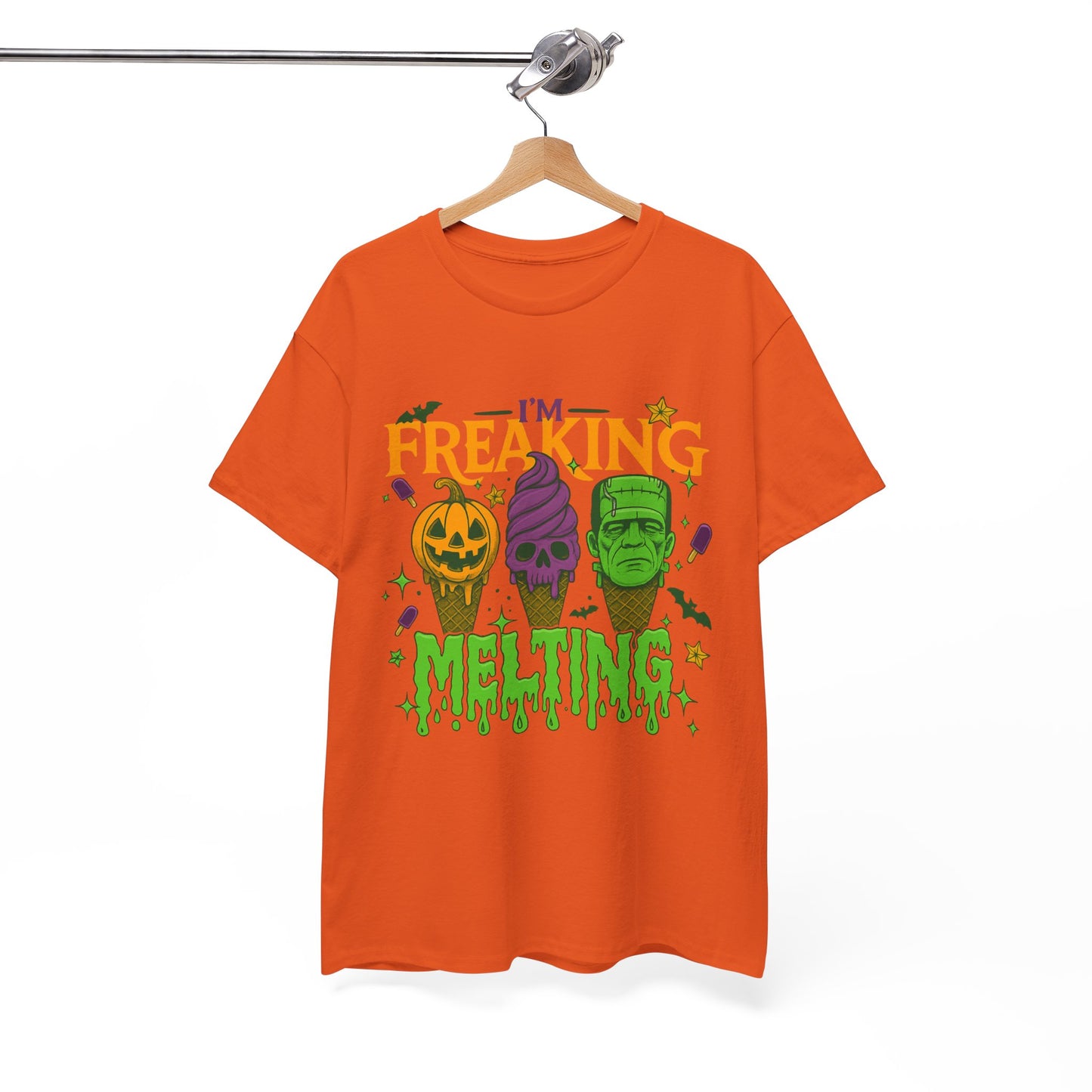 Halloween Unisex Heavy Cotton Tee, Fun Fall Shirt, Halloween Costume Top, Spooky Party Tee, Trick or Treat Apparel