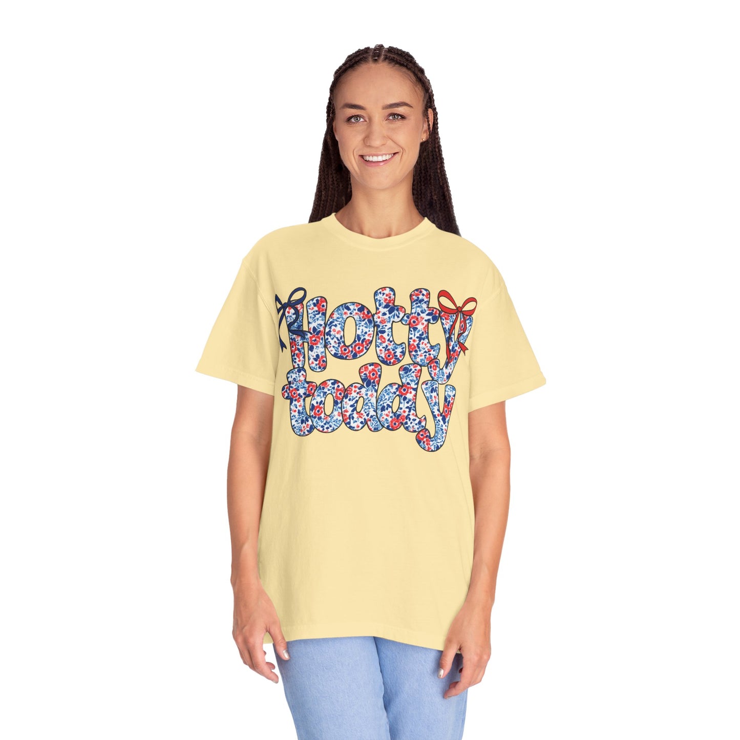 Floral Hotty Toddy Coquette Bow T-Shirt