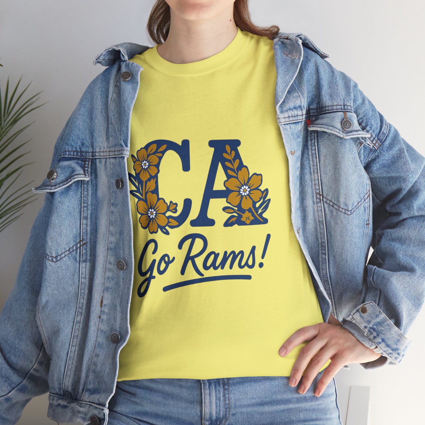 CA Rams Floral Tee