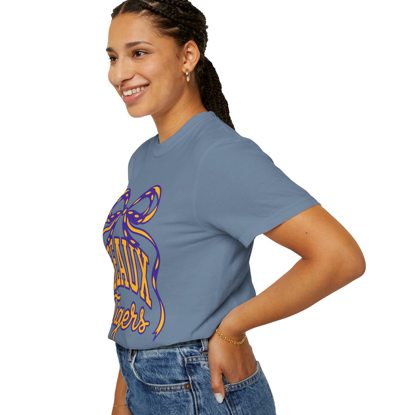 Géaux Tigers Garment-Dyed T-Shirt, Unisex Tee, LSU Spirit Wear, College Apparel, Game Day Outfit, Casual Style