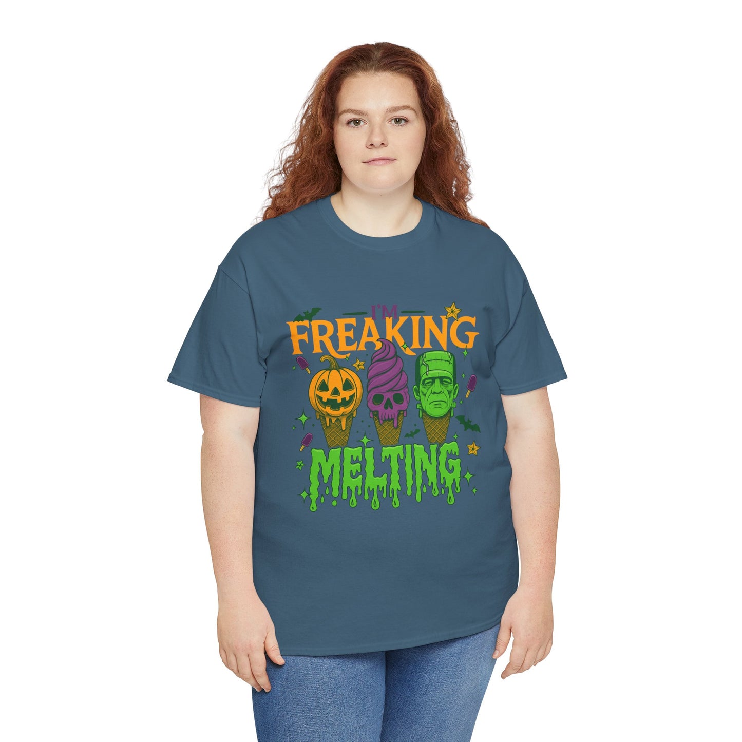 Halloween Unisex Heavy Cotton Tee, Fun Fall Shirt, Halloween Costume Top, Spooky Party Tee, Trick or Treat Apparel