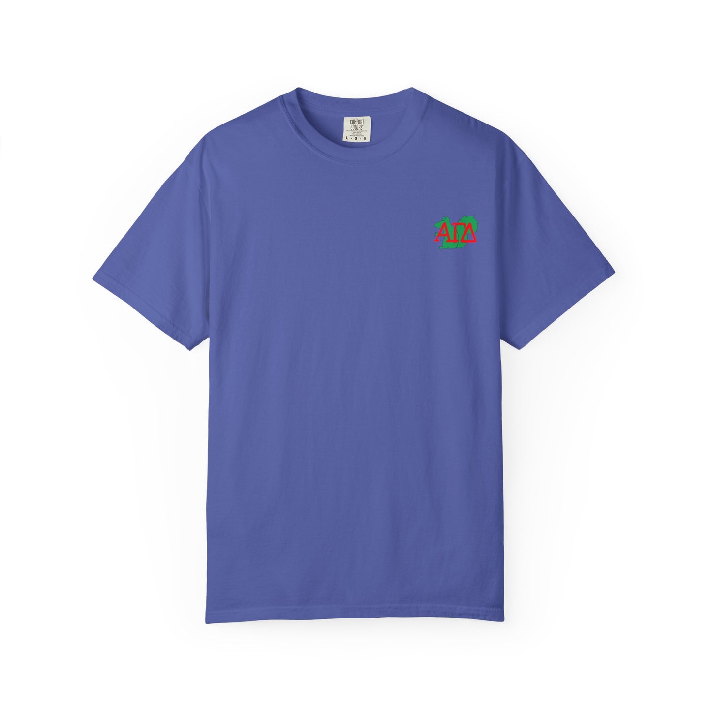 AGD Charming Sorority T-Shirt, Squirrel Design, Unisex Apparel, Perfect Gift, Casual Wear, College Life, Greek Life, Fraternity Events