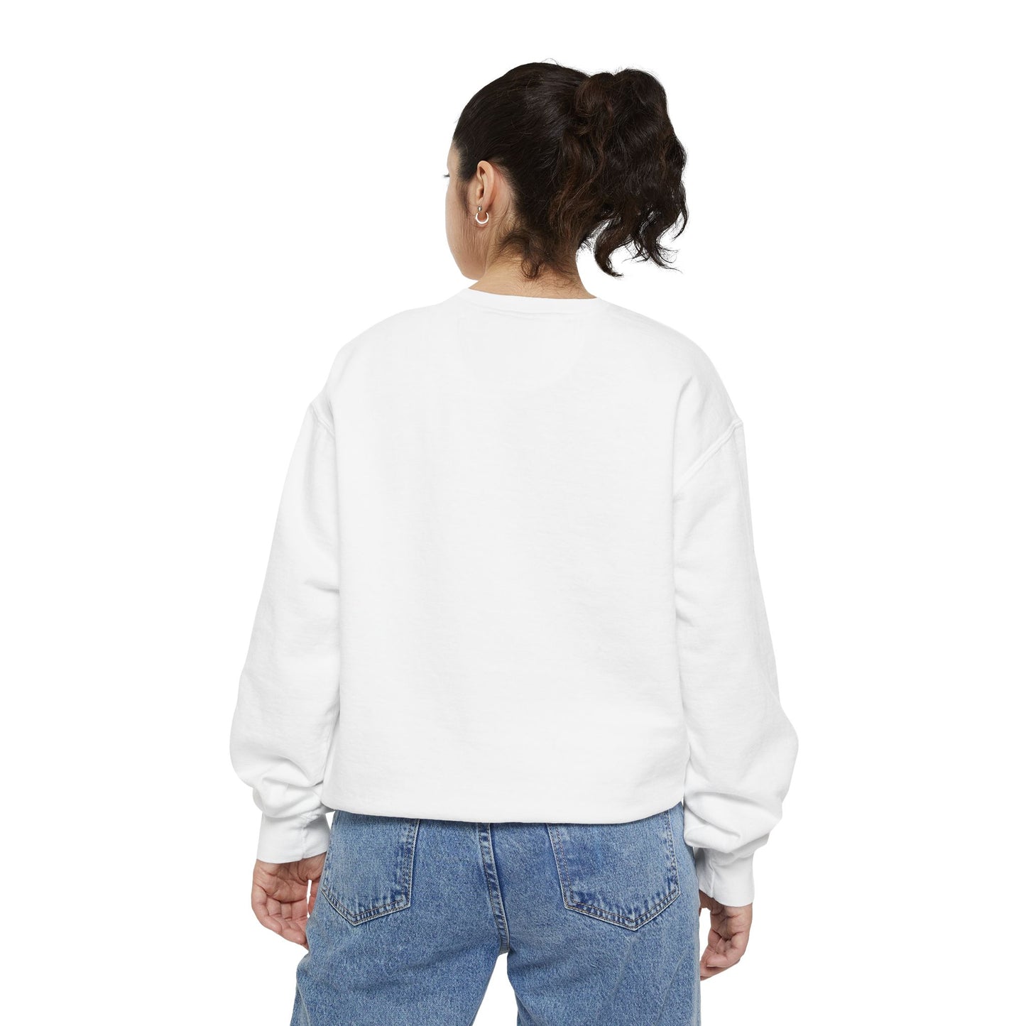 AlphaGam Unisex Garment-Dyed Sweatshirt, Sorority Sweatshirt, Cozy Gift, Casual Outfit, College Apparel, Sorority Merchandise