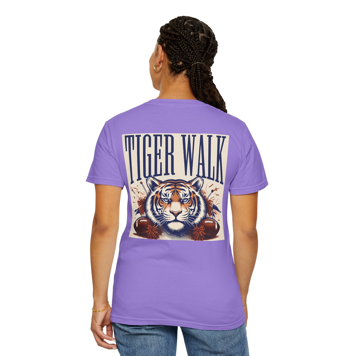 War Eagle Tiger Walk Unisex T-Shirt, Casual Tee, College Apparel, Game Day Shirt, Sports Fan Gear, Gift for Auburn Fans