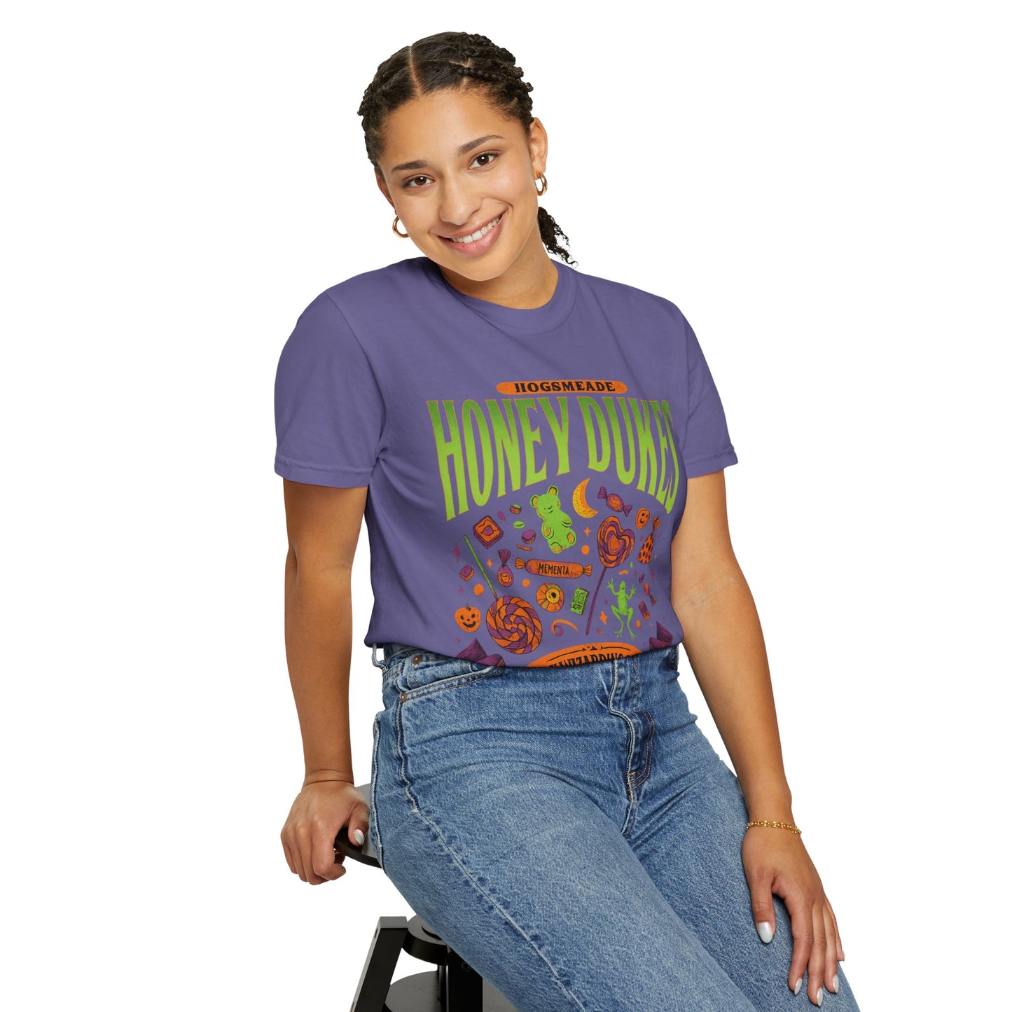 Honey Dukes Wizarding T-Shirt | Unisex Garment-Dyed Tee, Perfect for Fans, Gifts, Celebrations, Cosplay, and Everyday Wear