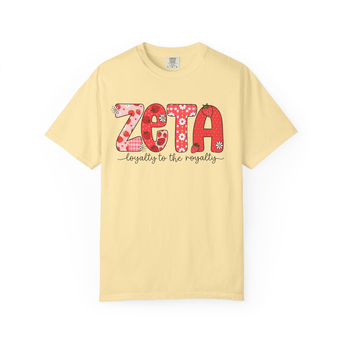 ZTALoyalty T-Shirt, Unisex Garment-Dyed Tee, Perfect for Sorority Events, Greek Life Apparel, Custom Festive Shirt, Everyday Casual Wear