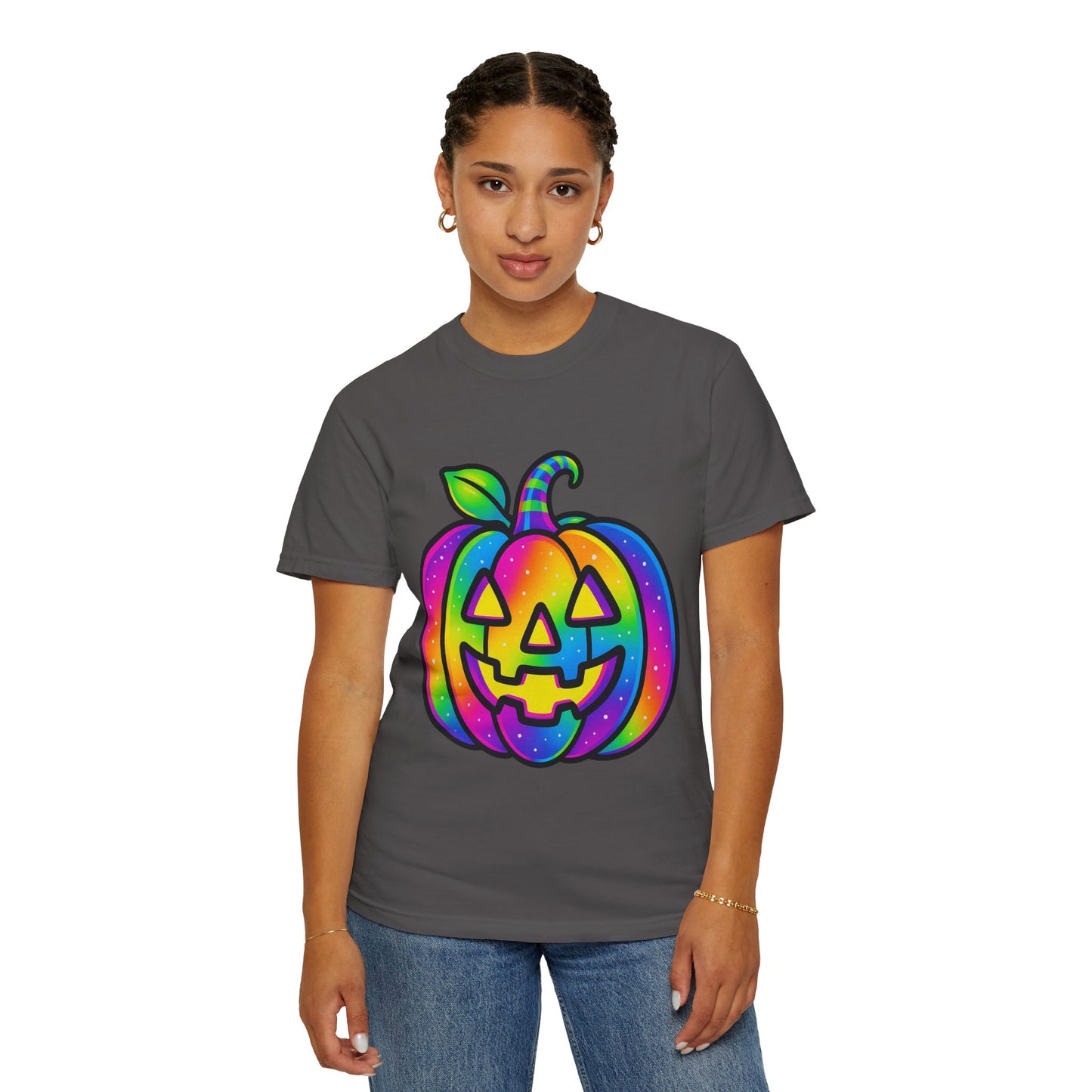Colorful Pumpkin T-shirt for Halloween