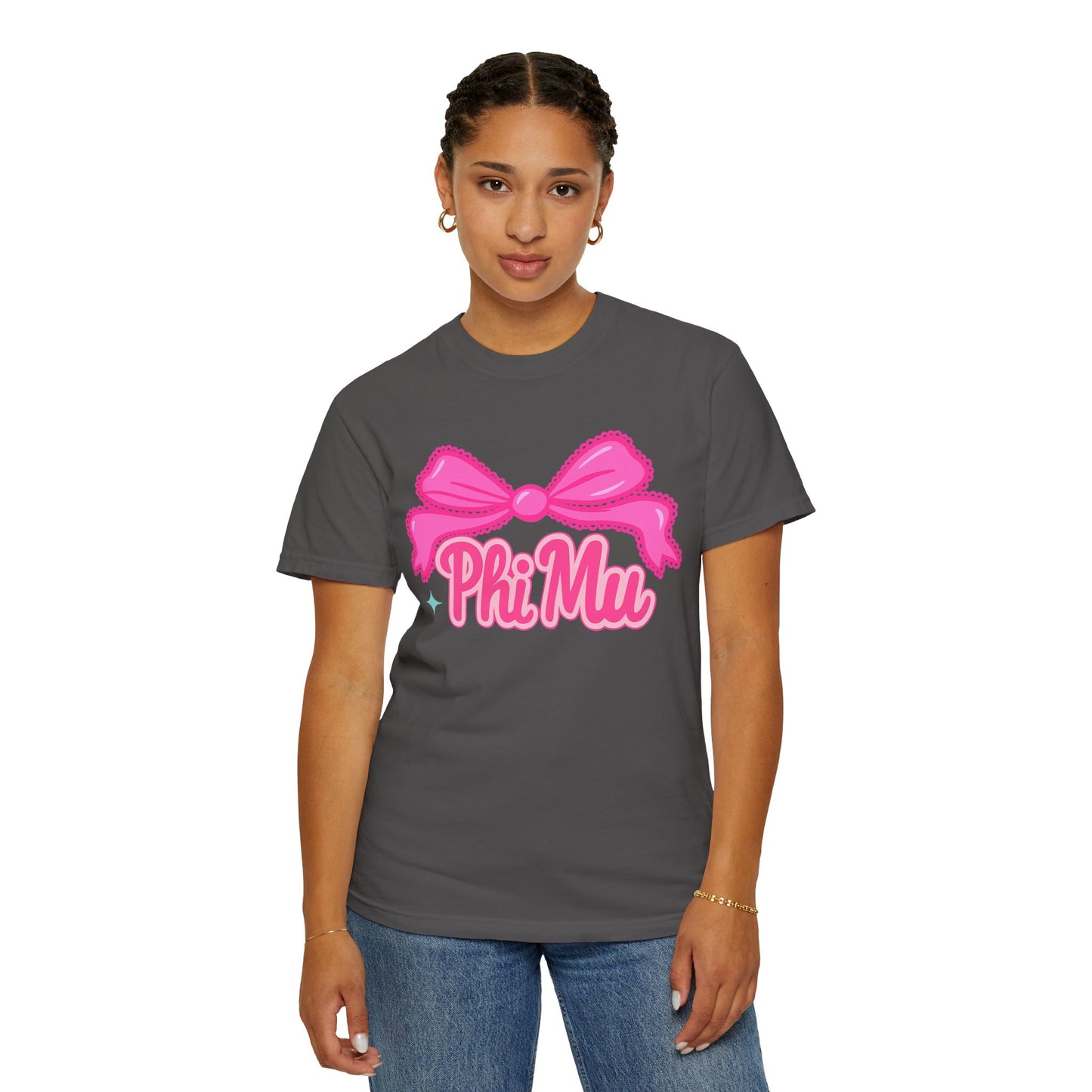 PhiMu Bow Pink Sorority T-Shirt