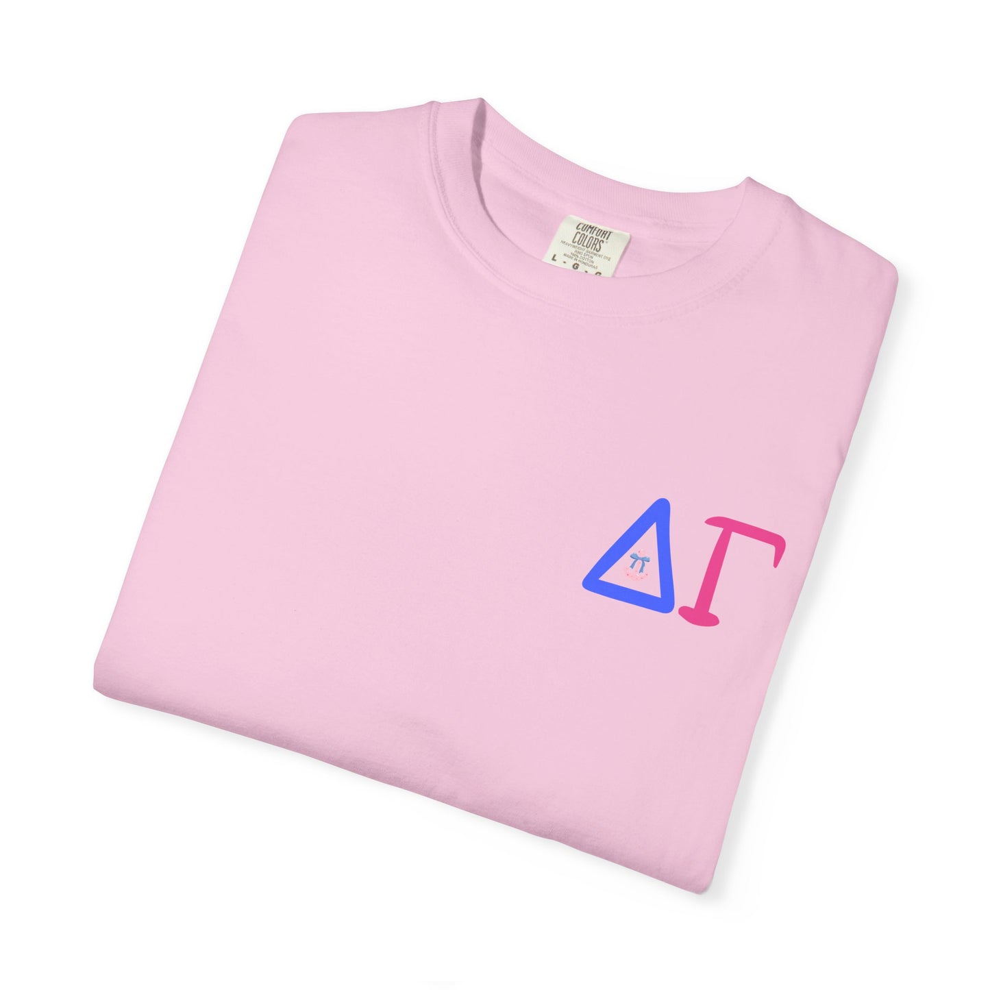 Delta Gamma Unisex Garment-Dyed T-Shirt, Sorority Pride Shirt, Nautical Design Tee, Perfect for Recruitment and Celebrations, Gift Idea