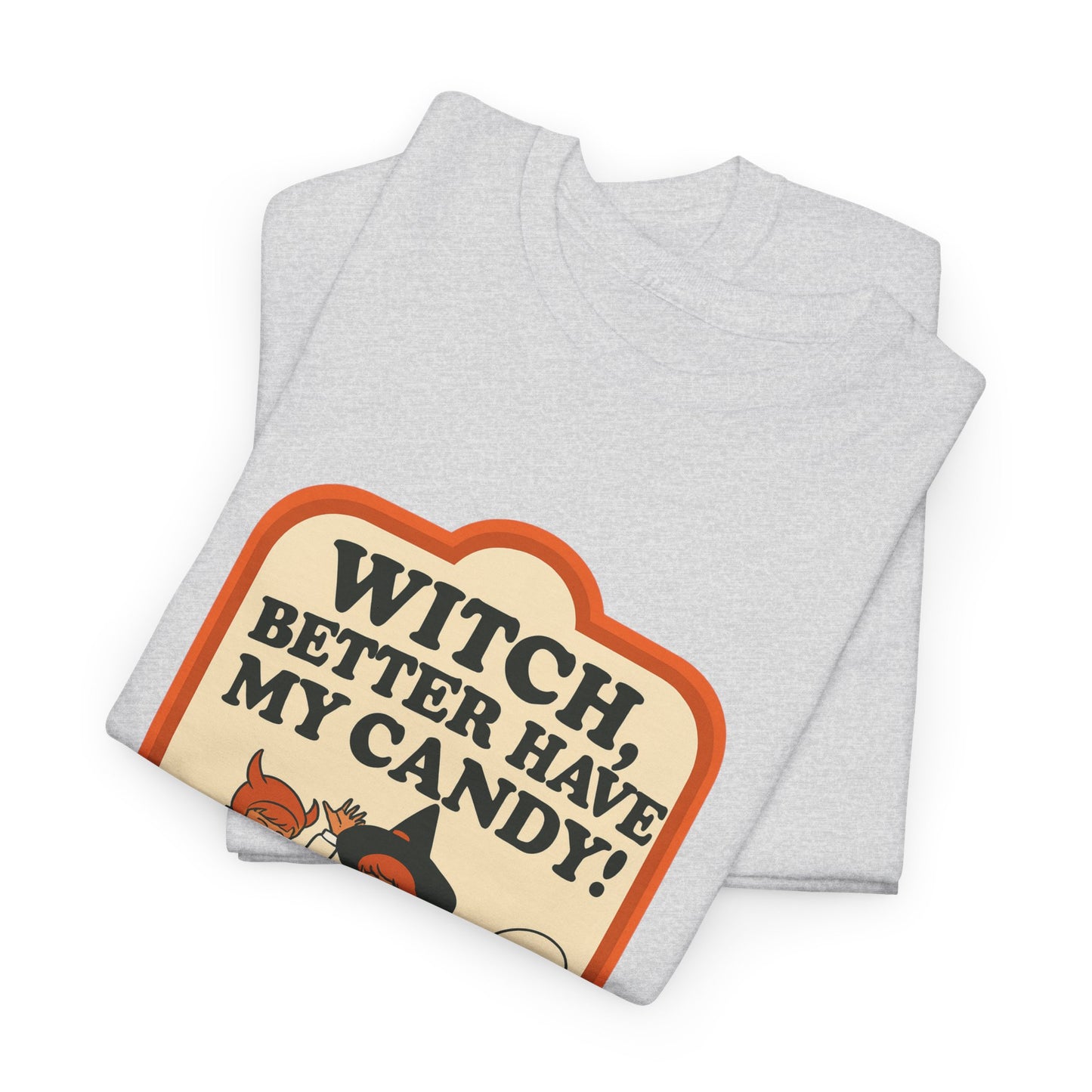 Halloween Witch Candy Tee - Unisex Cotton Shirt