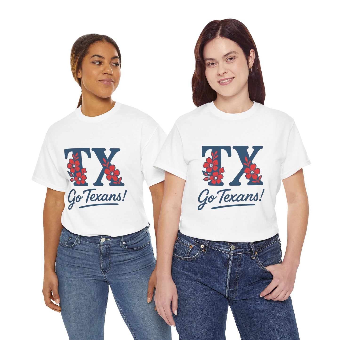 Texas Pride Unisex Cotton Tee | Go Texans! T-Shirt, Casual Wear, Game Day Shirt, Gift for Fans, Spring/Summer Style