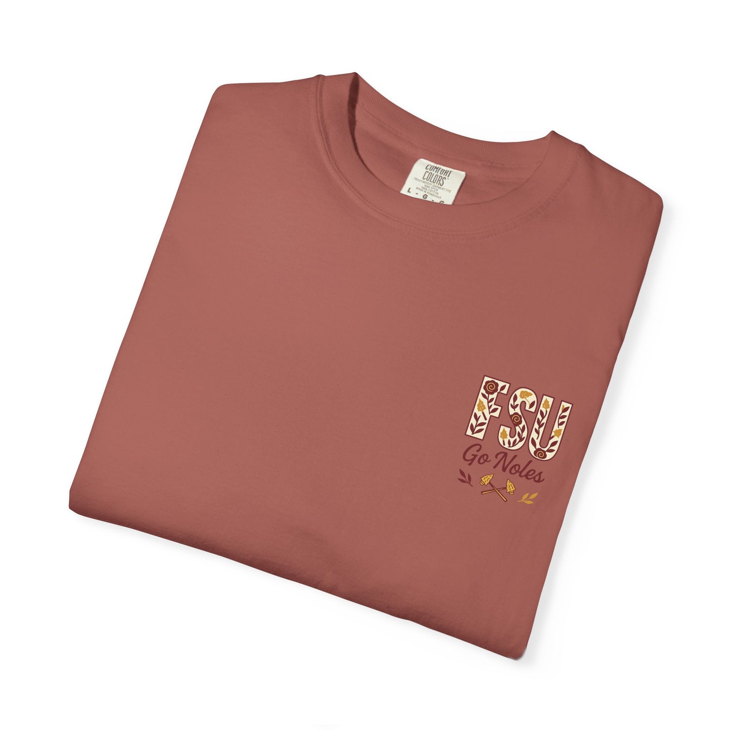 Tomahawk Nation T-Shirt, Unisex College Football Tees, Garment-Dyed Fan Apparel, Go Noles Spirit Wear, Game Day Outfit