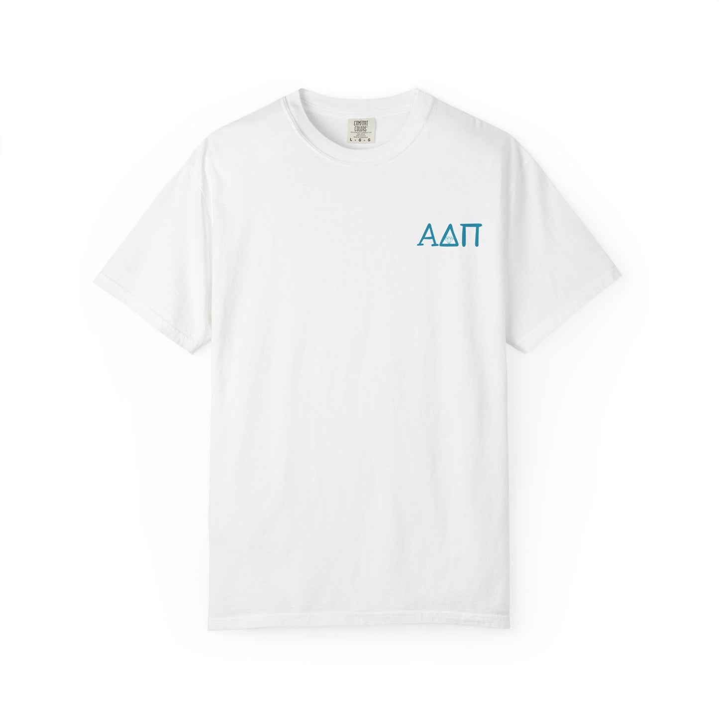 Alpha Delta Pi T-Shirt, Sorority Shirt, College Apparel, Greek Life Gift, Unisex Garment-Dyed Tee