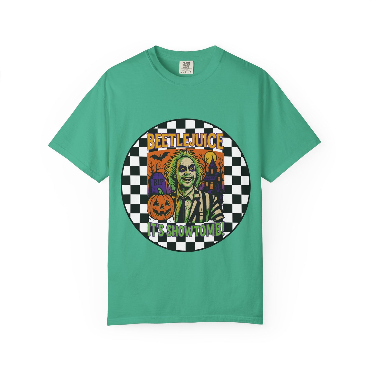 Beetlejuice Unisex T-shirt, Spooky Graphic Tee, Halloween Costume Shirt, Movie Fan Apparel, Eerie Clothing Gift