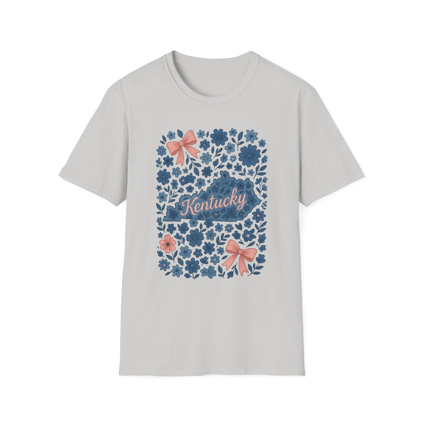 Kentucky Floral Unisex T-Shirt, Kentucky Shirt, Southern Pride Tee, Spring Fashion Top, Gift for Her, Casual Wear
