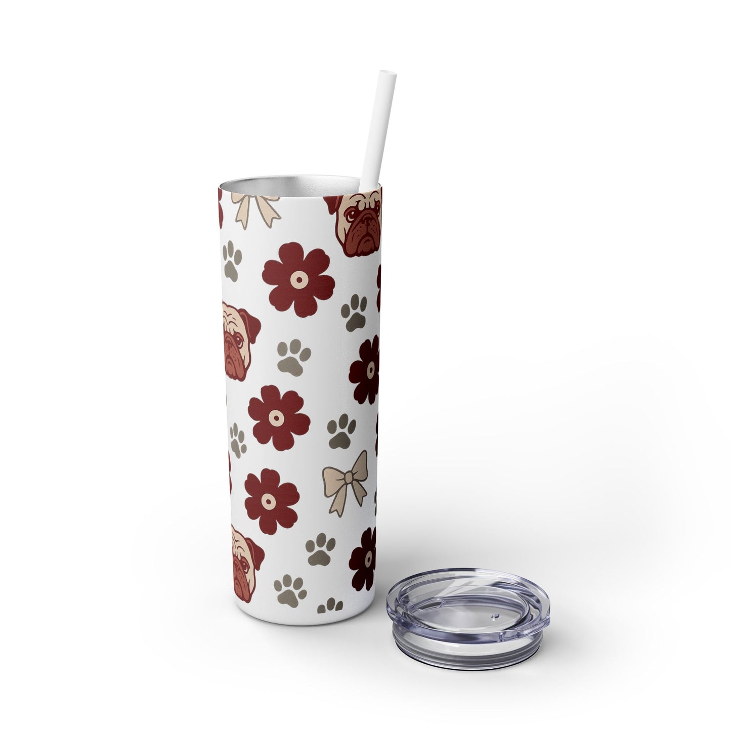 MS Bulldogs Skinny Tumbler, Graduation Gift, Mississippi Game Day, Go Dogs, Starkville, MS.