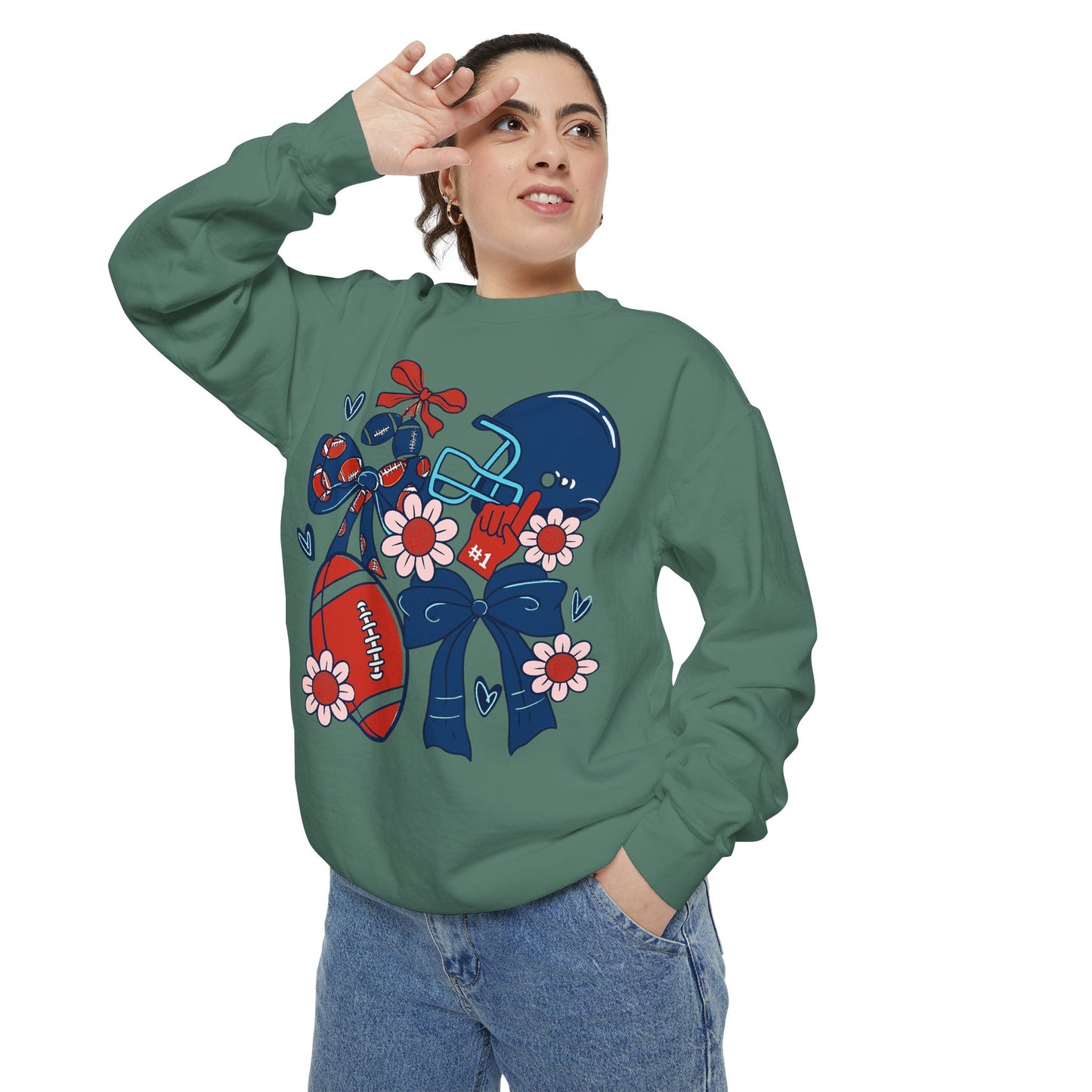 Football Game Day Unisex Sweatshirt - Comfort Colors