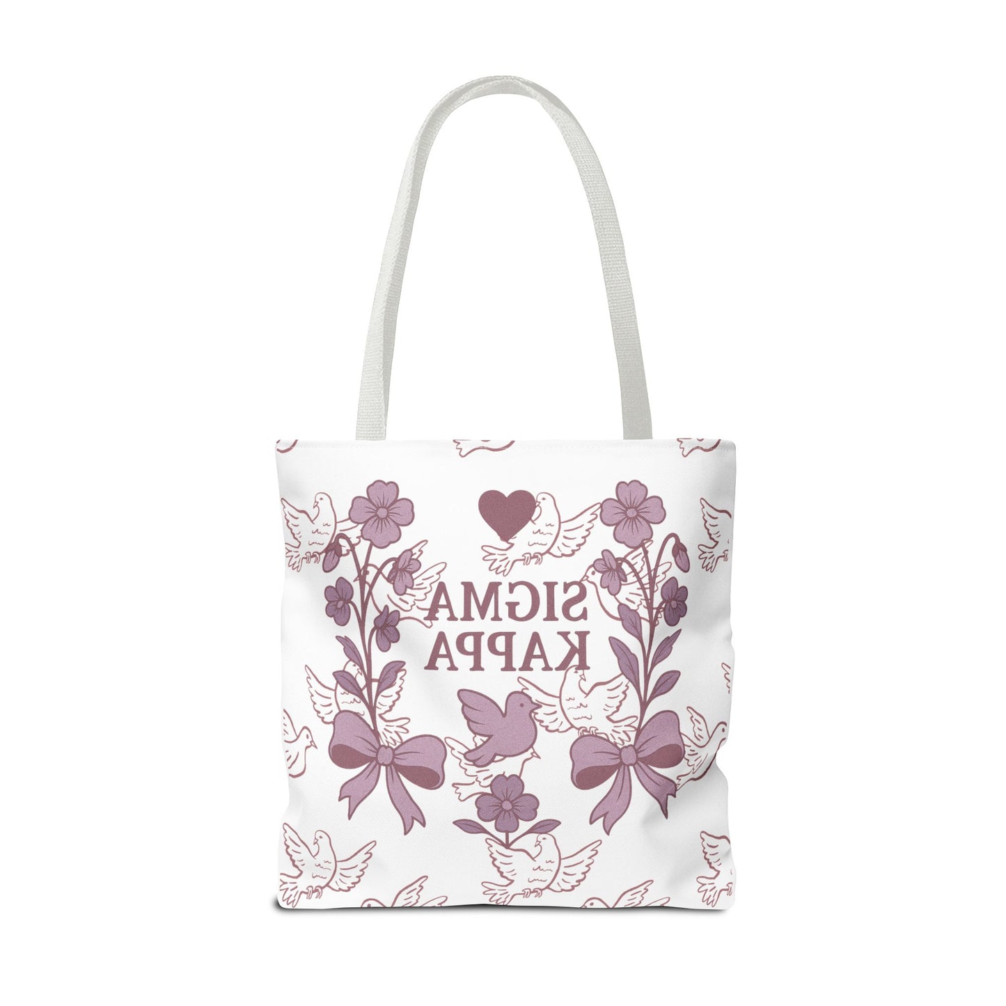 Sigma Kappa Floral Tote Bag | Sorority Gift, Eco-Friendly Carry-All, College Accessory, Stylish Shopping Bag, Chic Beach Tote