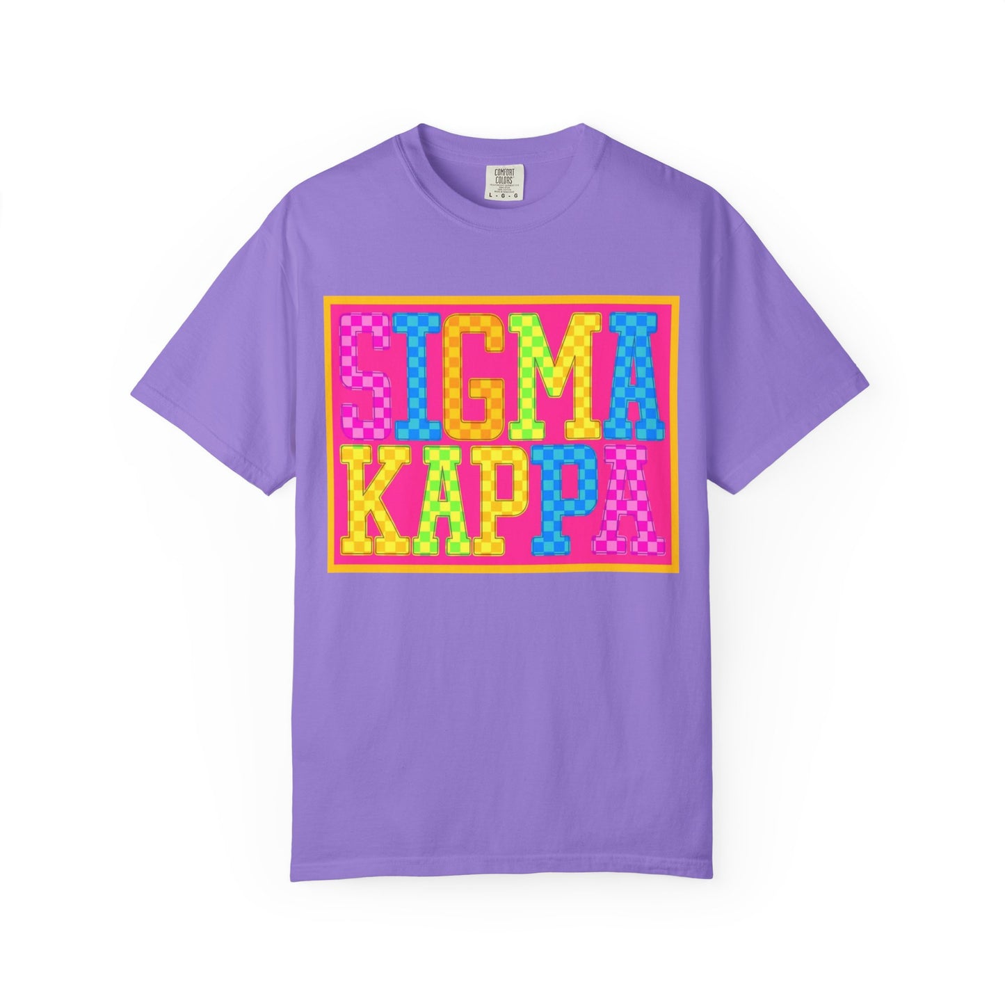 Colorful Sigma Kappa T-Shirt | Sorority Apparel
