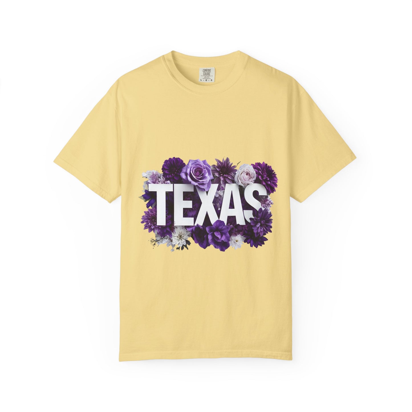 Texas Floral T-Shirt, Unisex Aesthetic Tee, Summer Outfit, Gift for Texan, Casual Style Shirt, Travel Souvenir Shirt