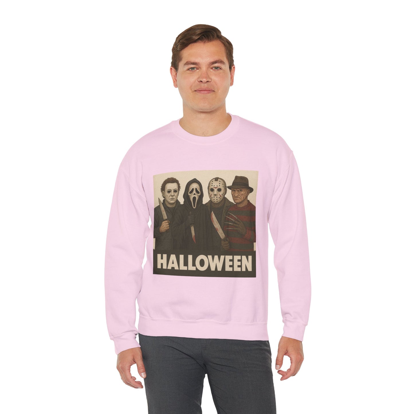 Spooky Movie Crewneck Sweatshirt - Halloween Horror Apparel