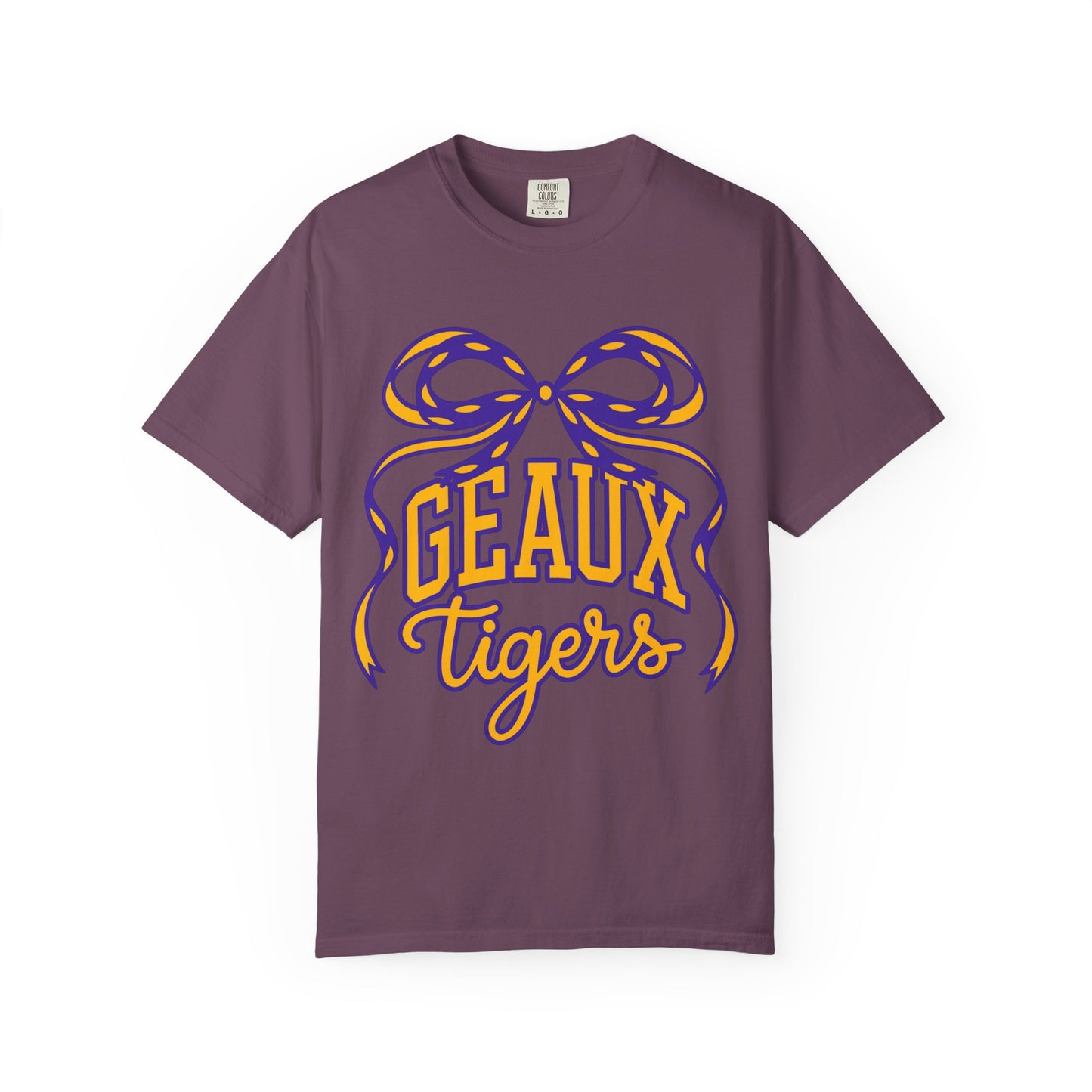 Géaux Tigers Garment-Dyed T-Shirt, Unisex Tee, LSU Spirit Wear, College Apparel, Game Day Outfit, Casual Style