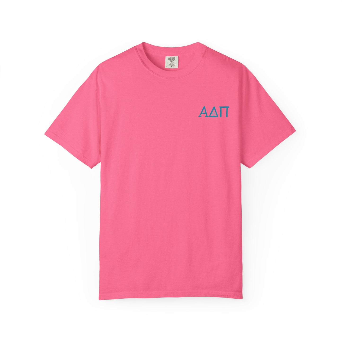 Alpha Delta Pi T-Shirt, Sorority Shirt, College Apparel, Greek Life Gift, Unisex Garment-Dyed Tee
