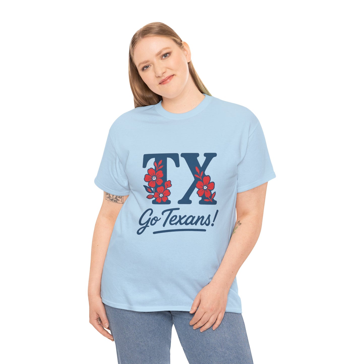 Texas Pride Unisex Cotton Tee | Go Texans! T-Shirt, Casual Wear, Game Day Shirt, Gift for Fans, Spring/Summer Style