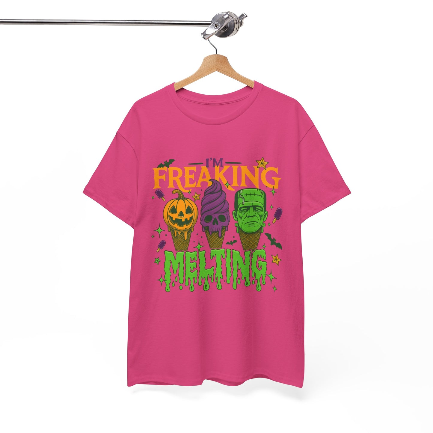 Halloween Unisex Heavy Cotton Tee, Fun Fall Shirt, Halloween Costume Top, Spooky Party Tee, Trick or Treat Apparel