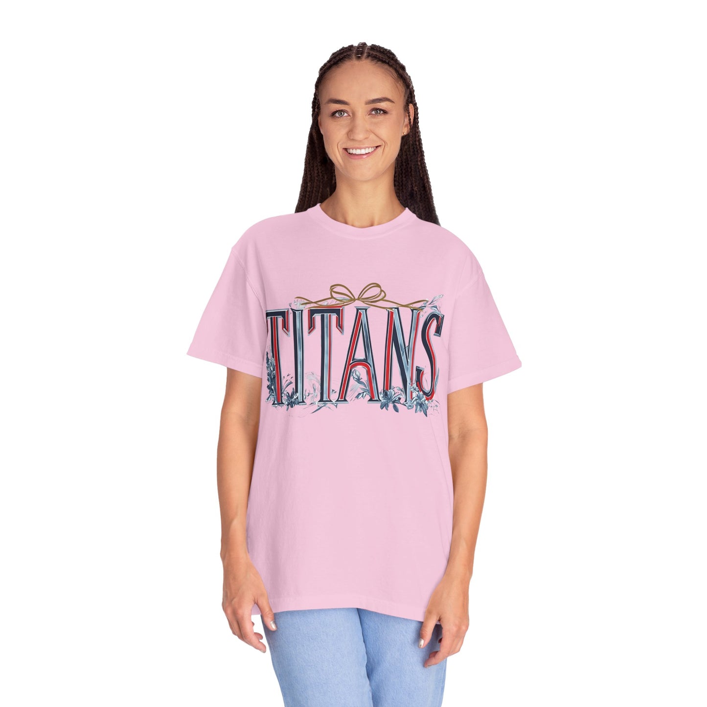 Floral Titans Garment-Dyed T-Shirt