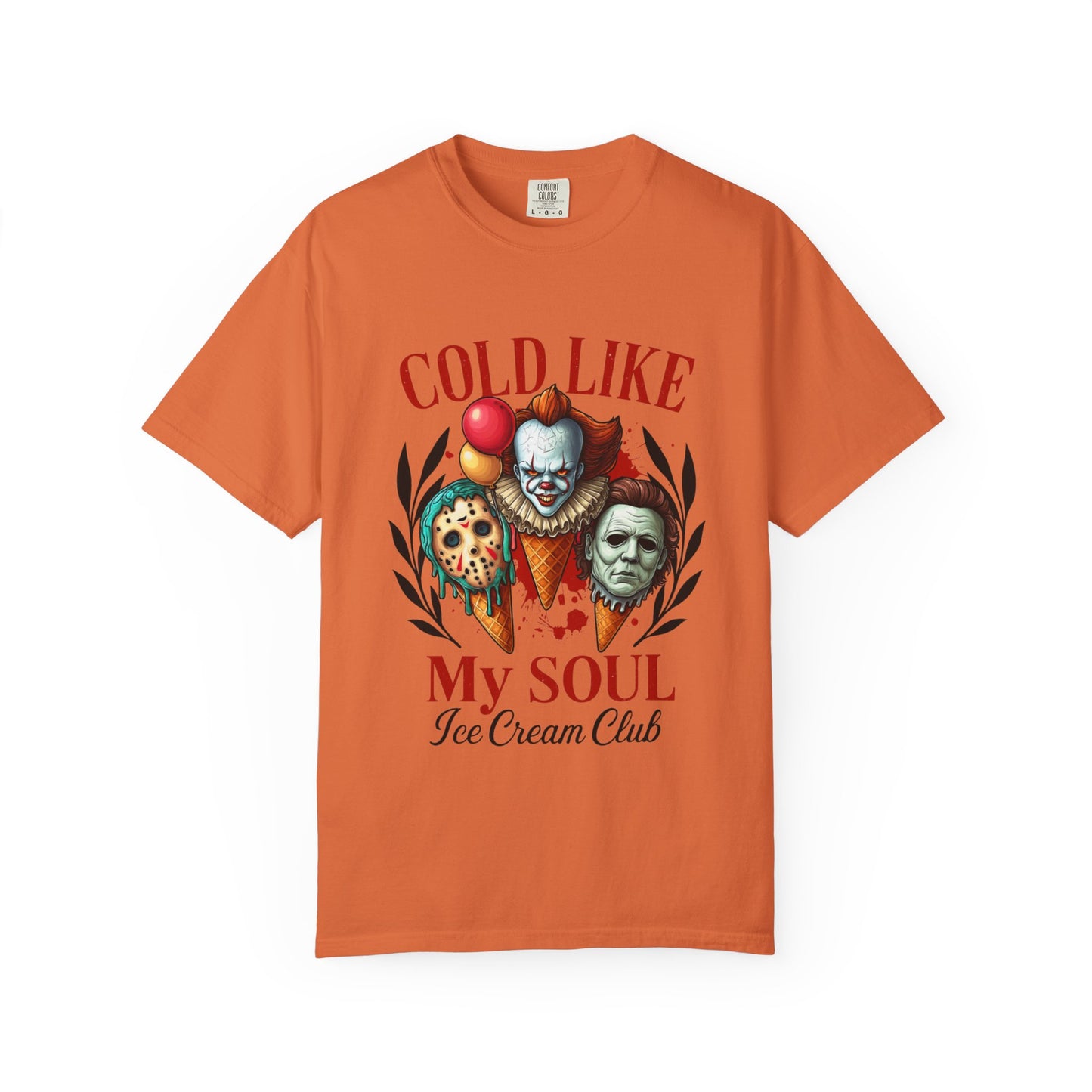 Chilling Soul T-Shirt, Vintage Horror Tee, Unisex Graphic Shirt, Ice Cream Lovers Gift, Fun Movie Merch