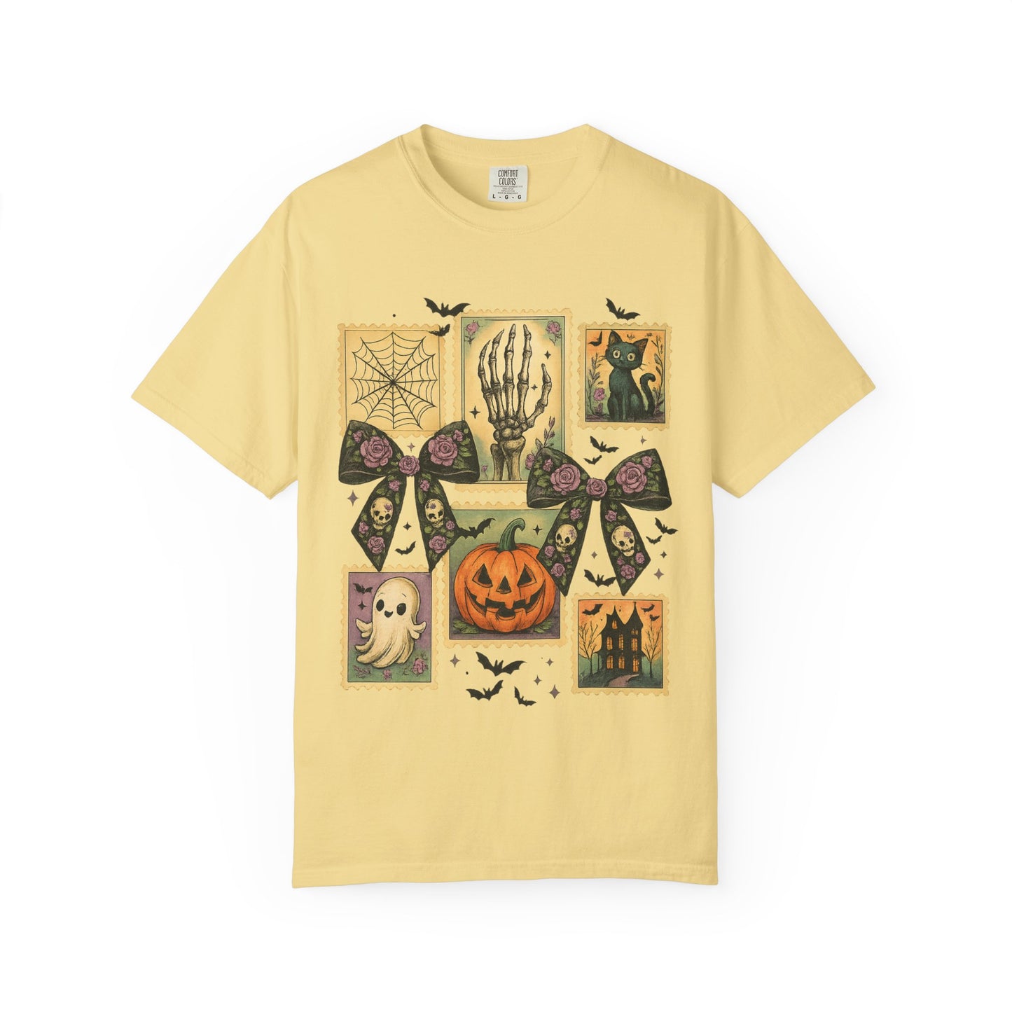 Halloween-Themed Unisex T-Shirt - Spooky Vibes for Fall Celebrations, Ghost Lovers Gift, Costume Party Essential, Cozy Autumn Tee