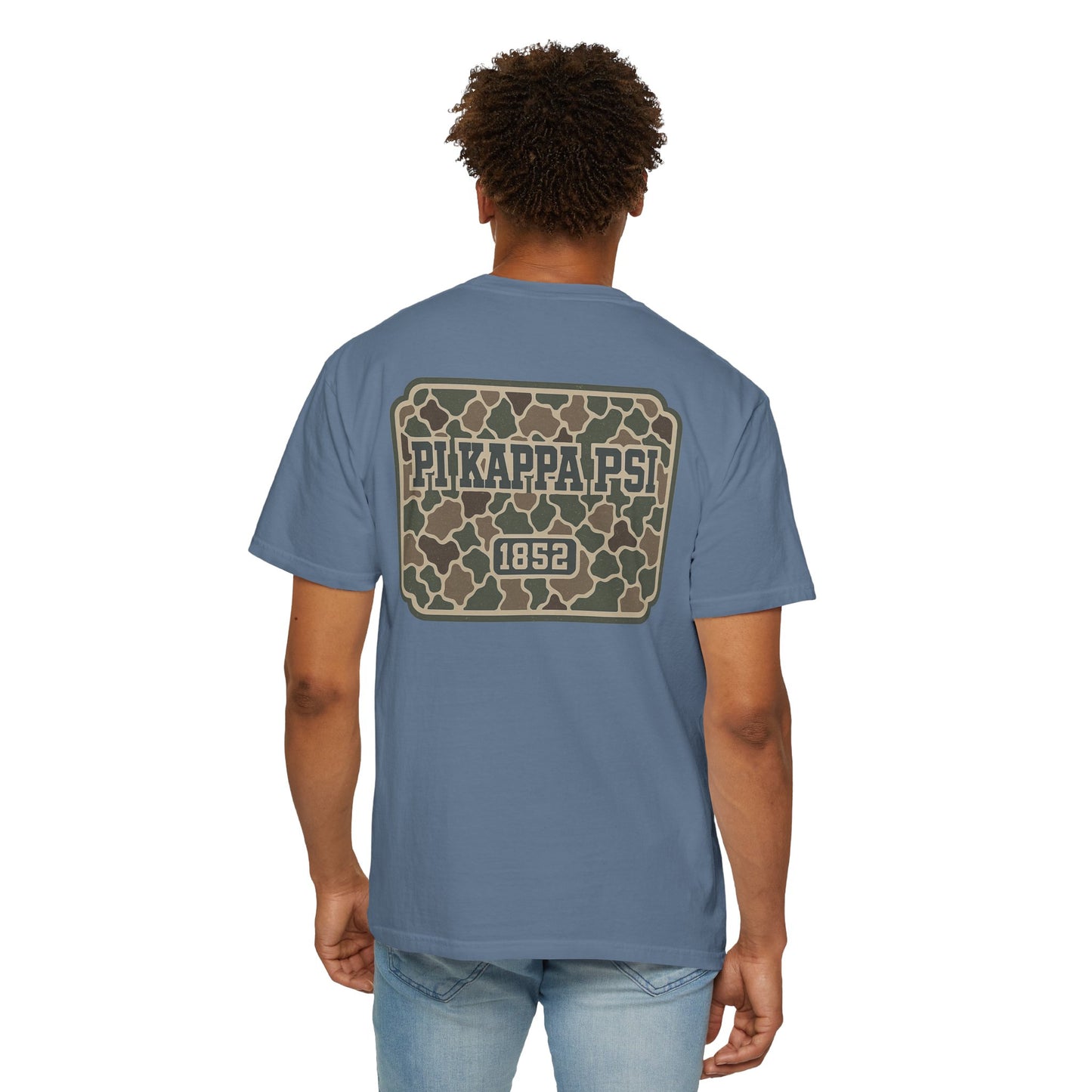 Unisex Garment-Dyed T-shirt with PiKappaPsi Design, Casual Tee, College Apparel, Greek Life Shirt, Unique Gift, Brotherhood T-shirt