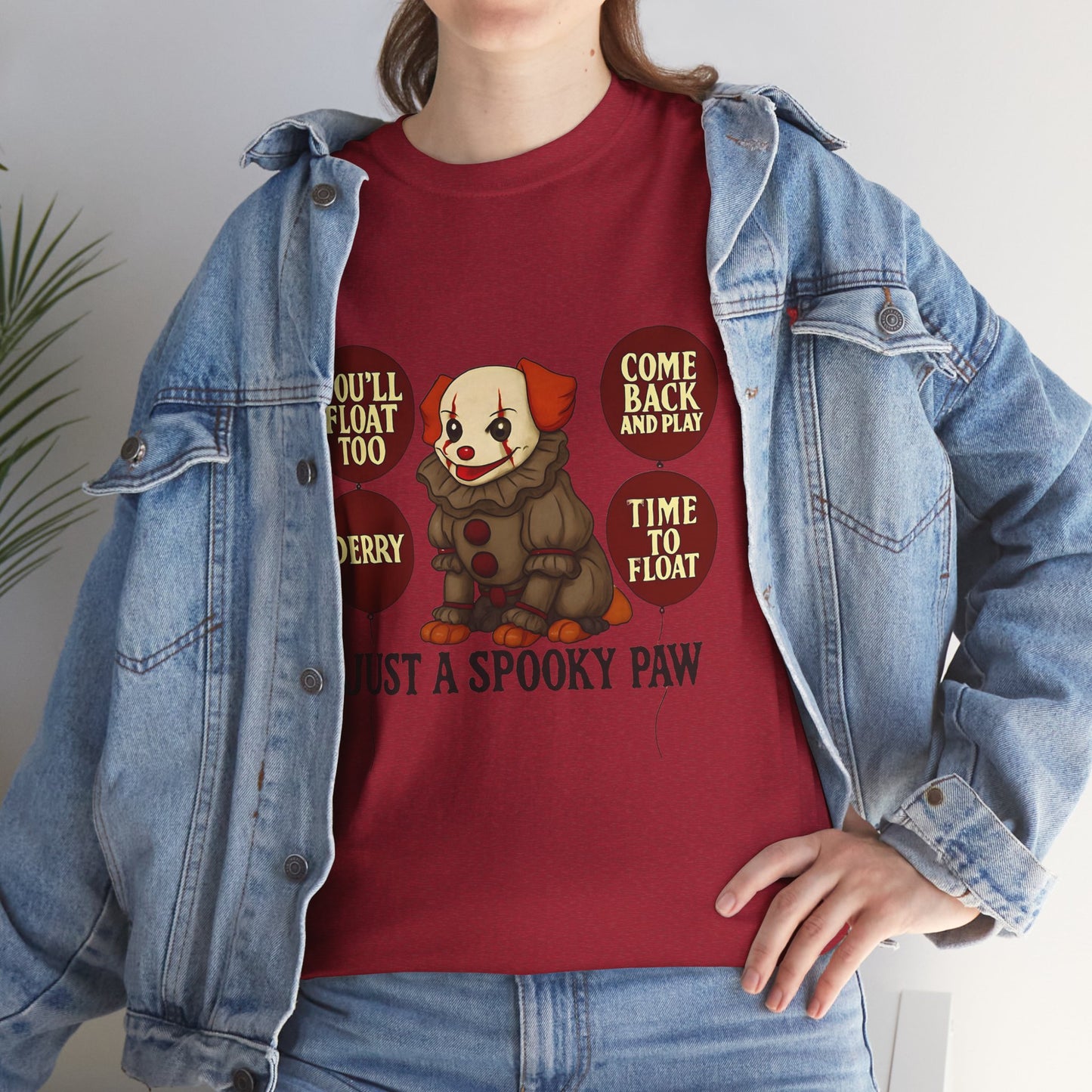 Spooky Dog Tee Clown Pup Pennywise