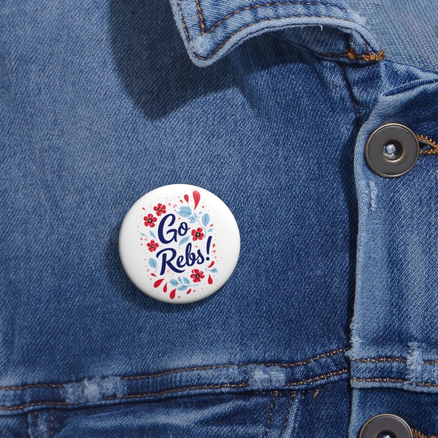 Hotty Toddy, MS Rebels Game Day Vintage Pin Buttons