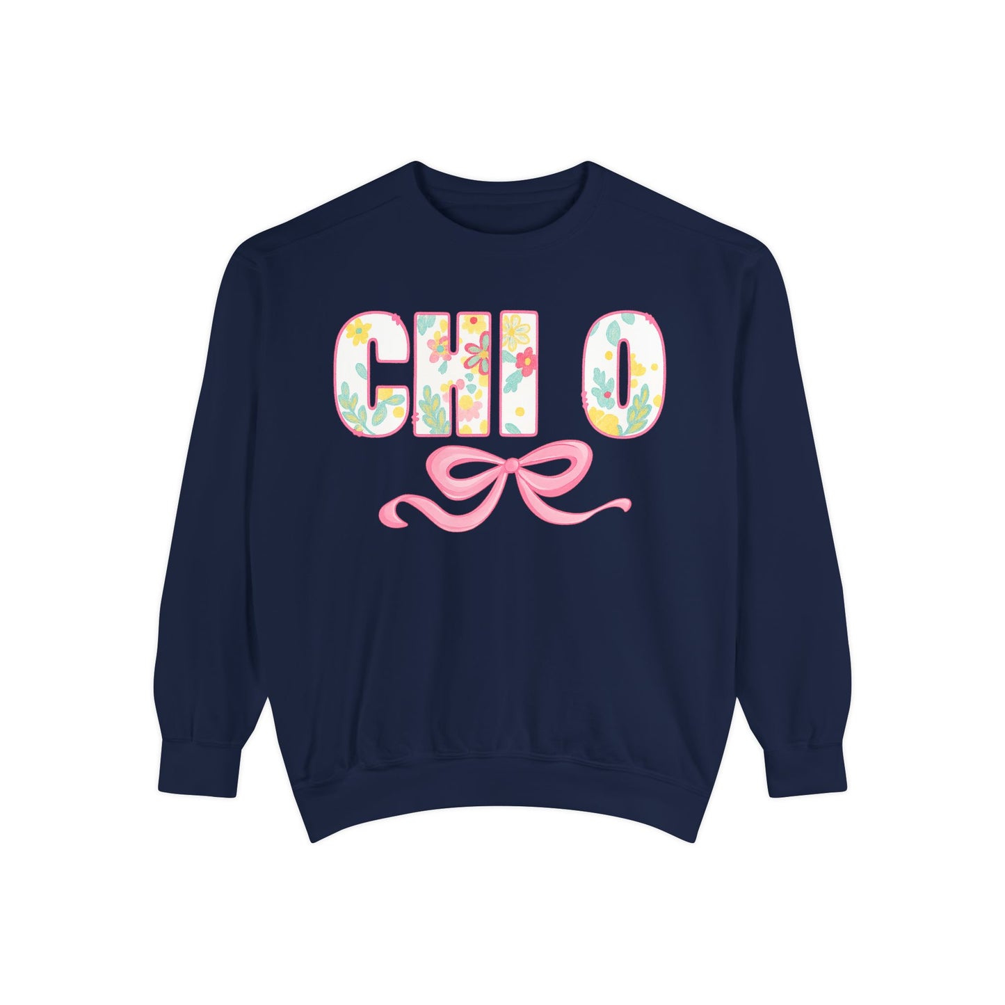 Colorful Floral Chill O Unisex Sweatshirt | Spring Fashion, Gift for Her