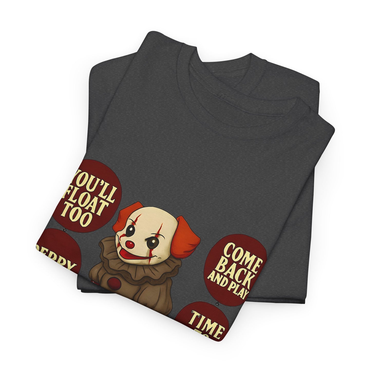 Spooky Dog Tee Clown Pup Pennywise