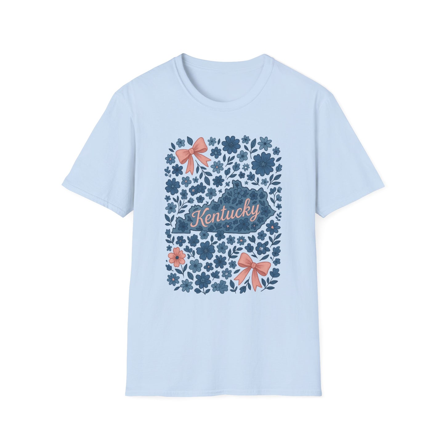 Kentucky Floral Unisex T-Shirt, Kentucky Shirt, Southern Pride Tee, Spring Fashion Top, Gift for Her, Casual Wear
